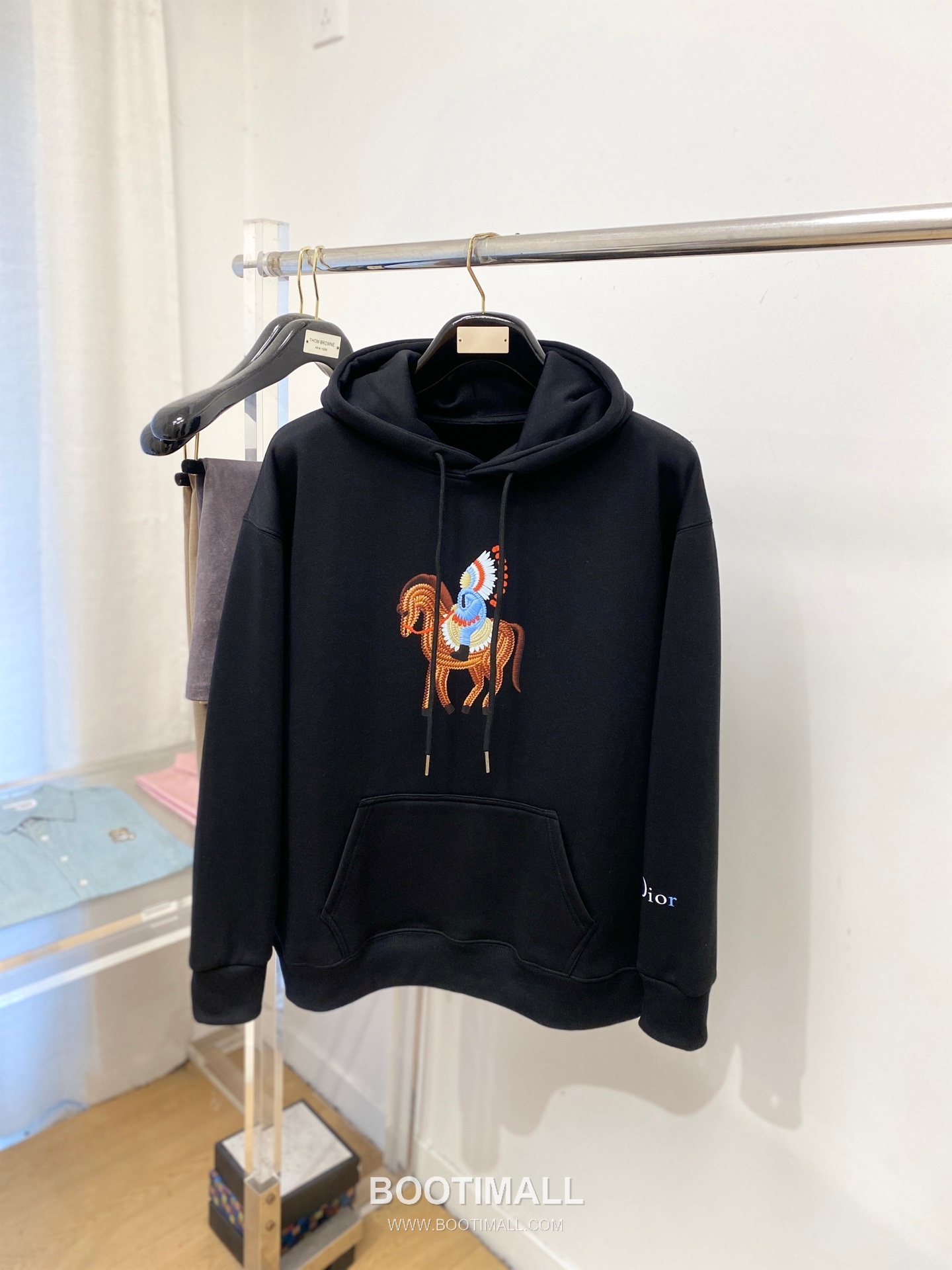 Dior Premium Logo Print Cotton Sweatshirt Navy 디올 프리미엄 로고 프린트 코튼 스웨트셔츠 네이비 P270 1