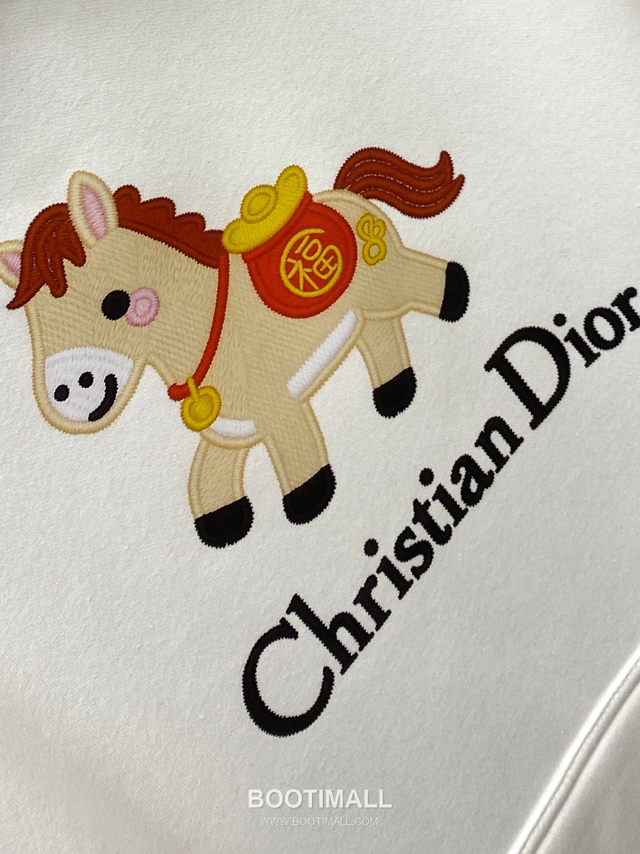 Dior Embroidered Logo Cotton Sweatshirt Grey 디올 자수 로고 코튼 스웨트셔츠 그레이 P270 5