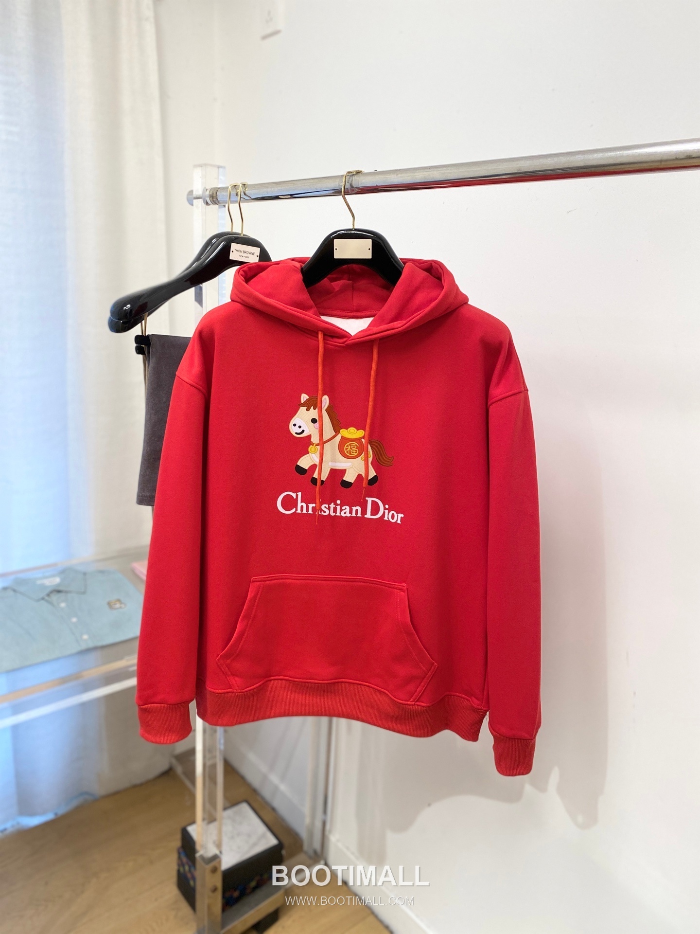 Dior Embroidered Logo Cotton Sweatshirt Grey 디올 자수 로고 코튼 스웨트셔츠 그레이 P270 1