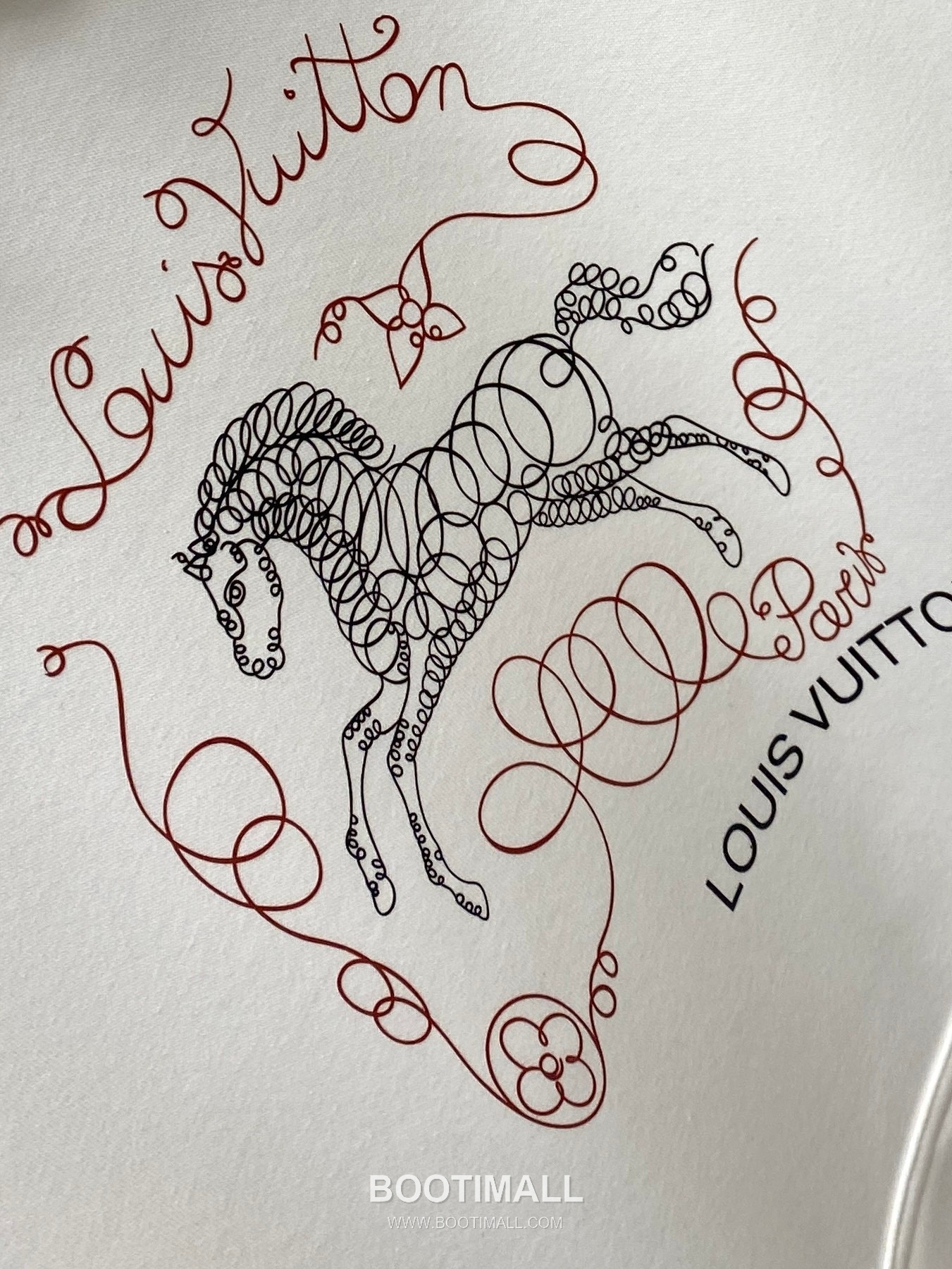 Louis Vuitton Logo Print Fleece-Lined Cotton Sweatshirt Black 루이비통 로고 프린트 기모 안감 코튼 스웨트셔츠 블랙 5