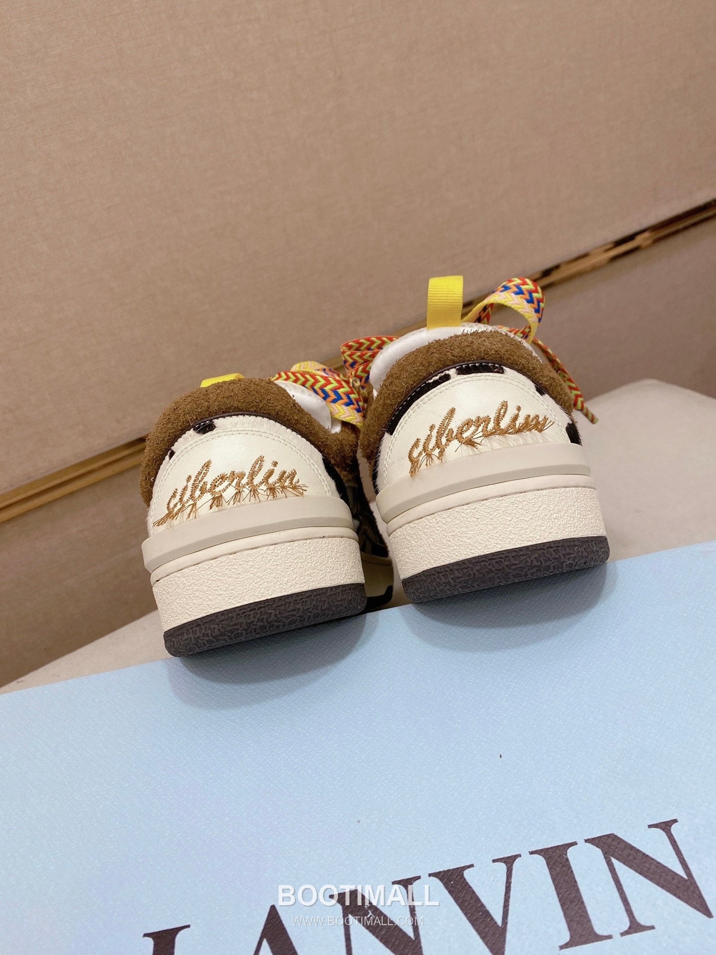 Lanvin Trainer Leather Suede Textile Colorblock Sneakers 랑방 트레이너 레더 스웨이드 텍스타일 컬러블록 스니커즈 8