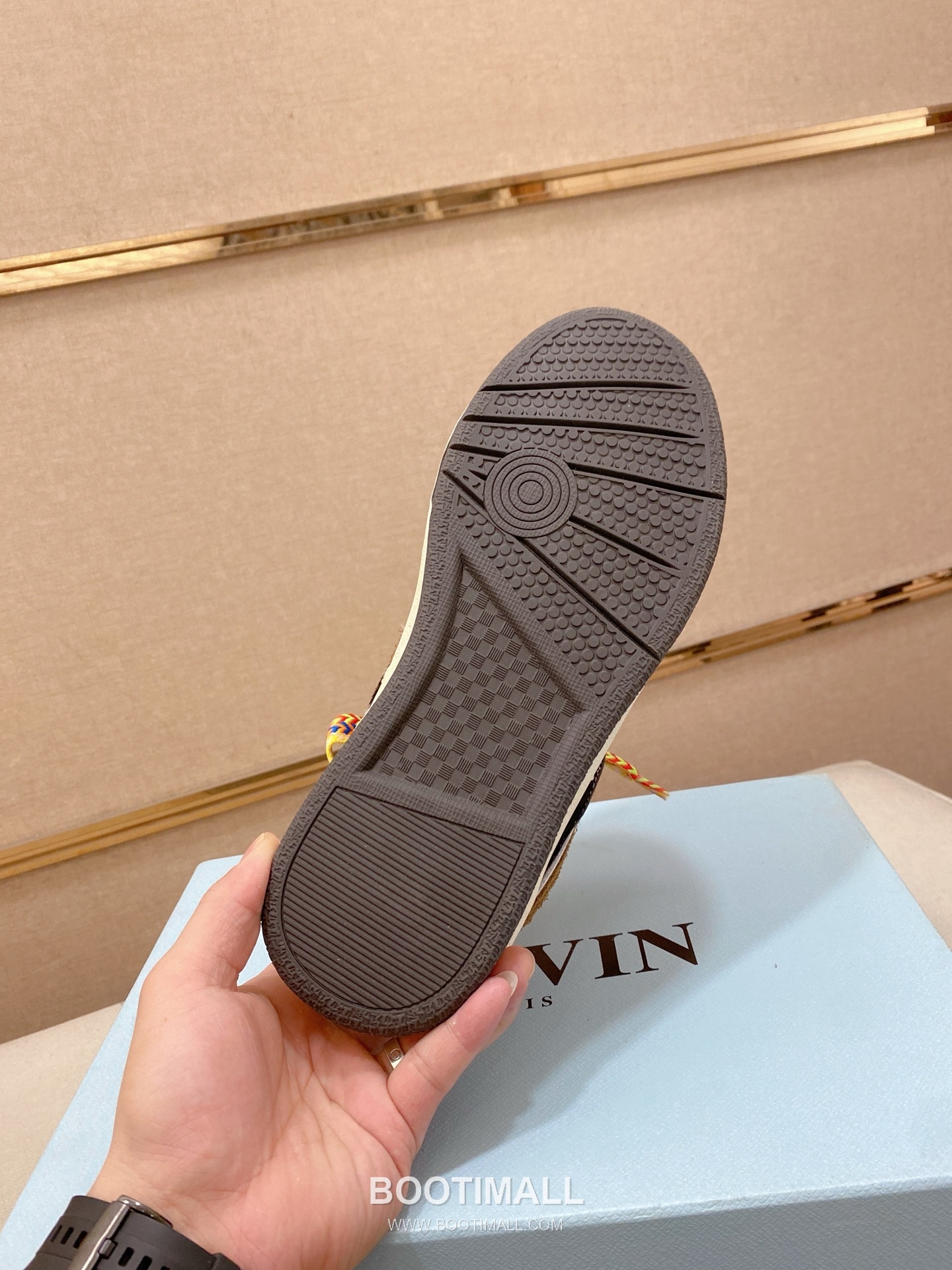 Lanvin Trainer Leather Suede Textile Colorblock Sneakers 랑방 트레이너 레더 스웨이드 텍스타일 컬러블록 스니커즈 9