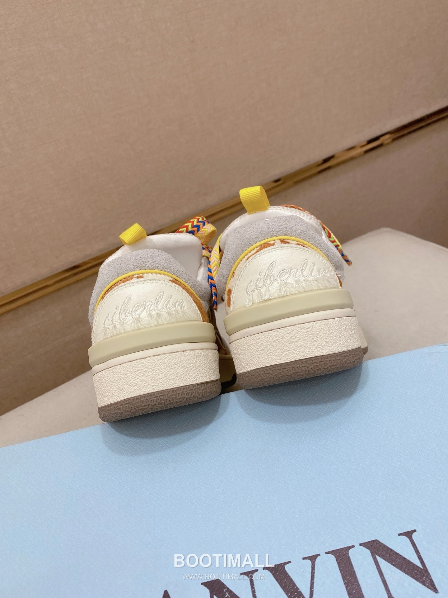 Lanvin Trainer Leather Suede Textile Colorblock Sneakers 랑방 트레이너 레더 스웨이드 텍스타일 컬러블록 스니커즈 8