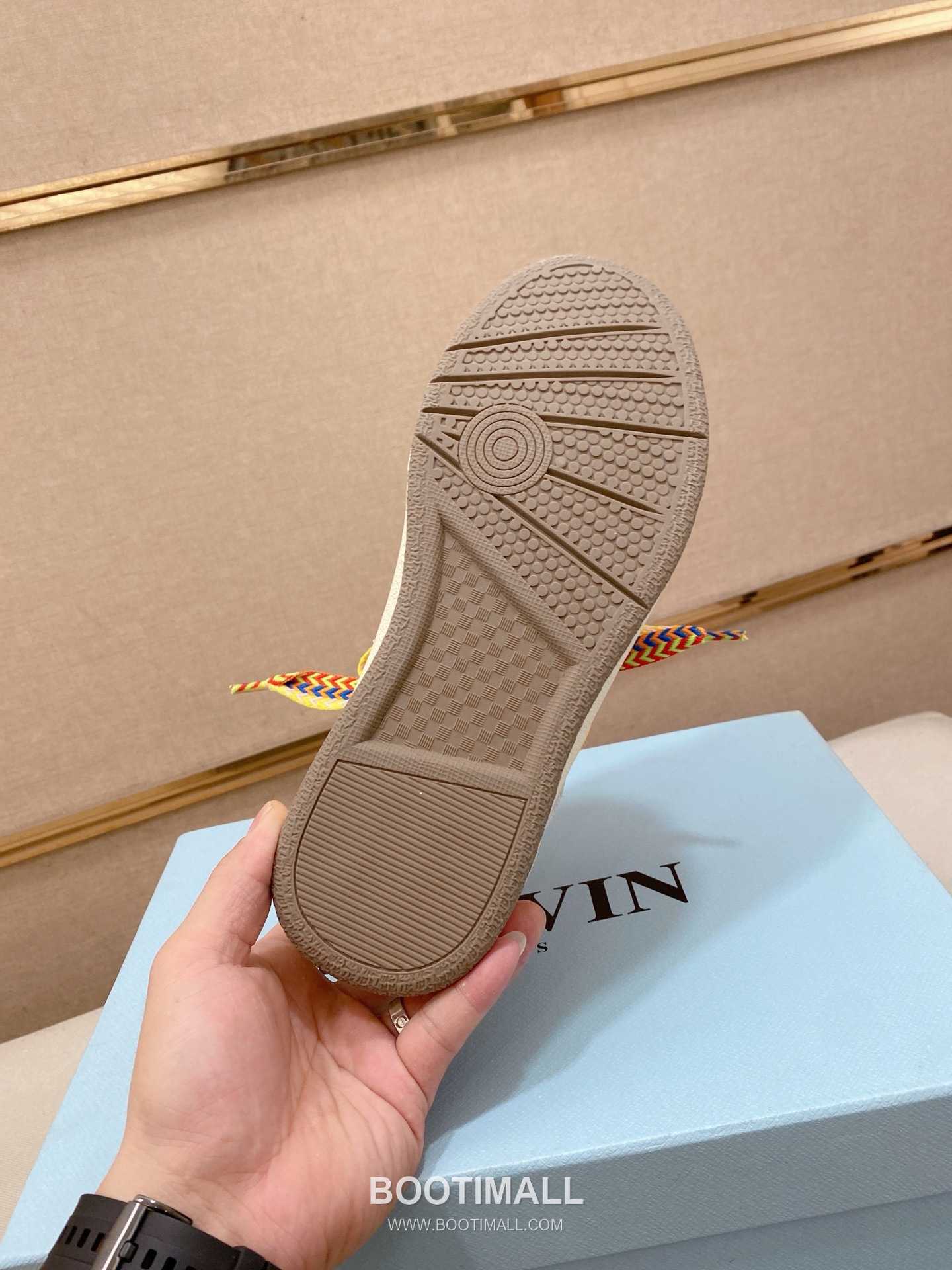 Lanvin Trainer Leather Suede Textile Colorblock Sneakers 랑방 트레이너 레더 스웨이드 텍스타일 컬러블록 스니커즈 9