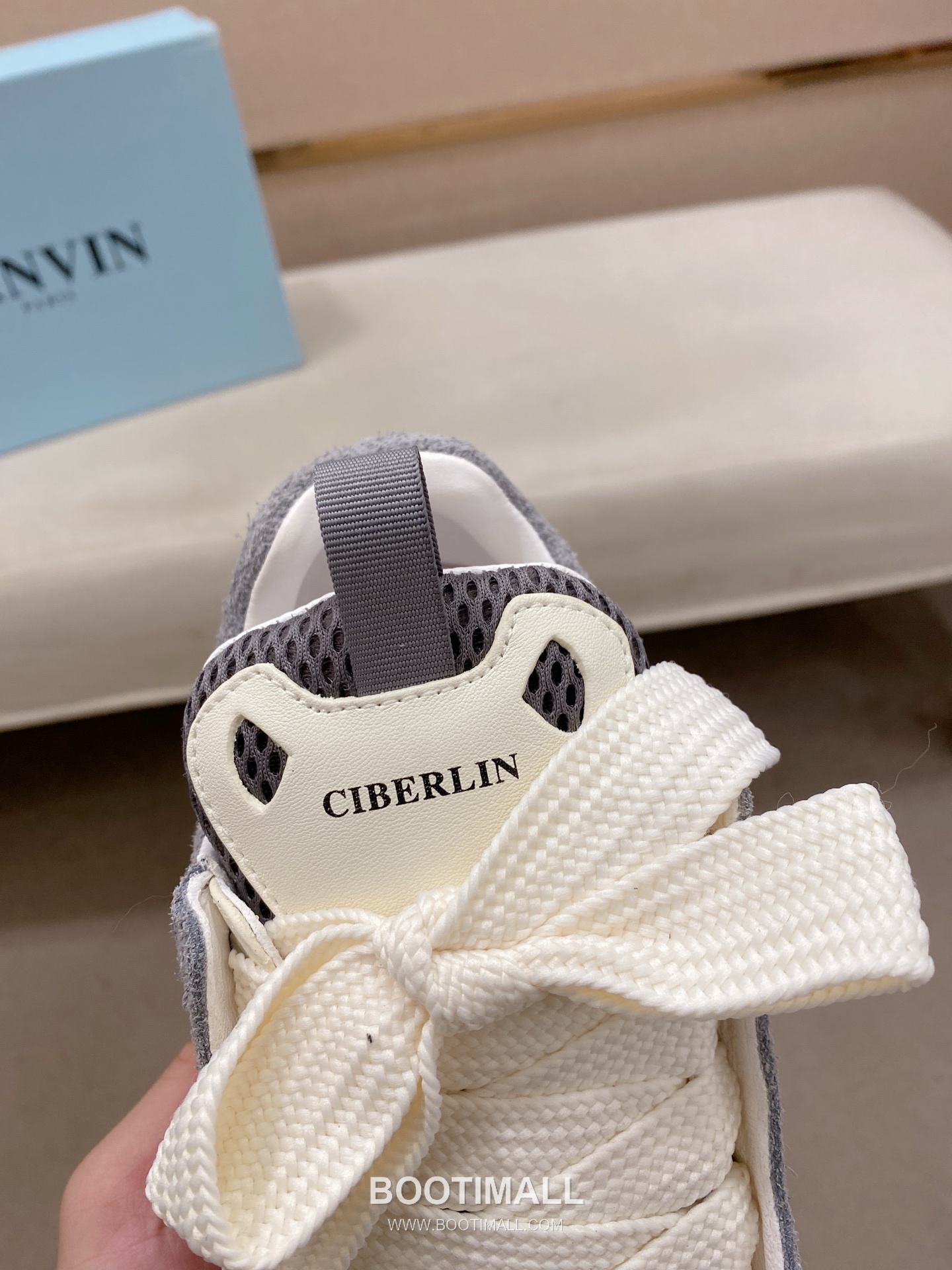 Lanvin Trainer Leather Suede Textile Colorblock Sneakers 랑방 트레이너 레더 스웨이드 텍스타일 컬러블록 스니커즈 6