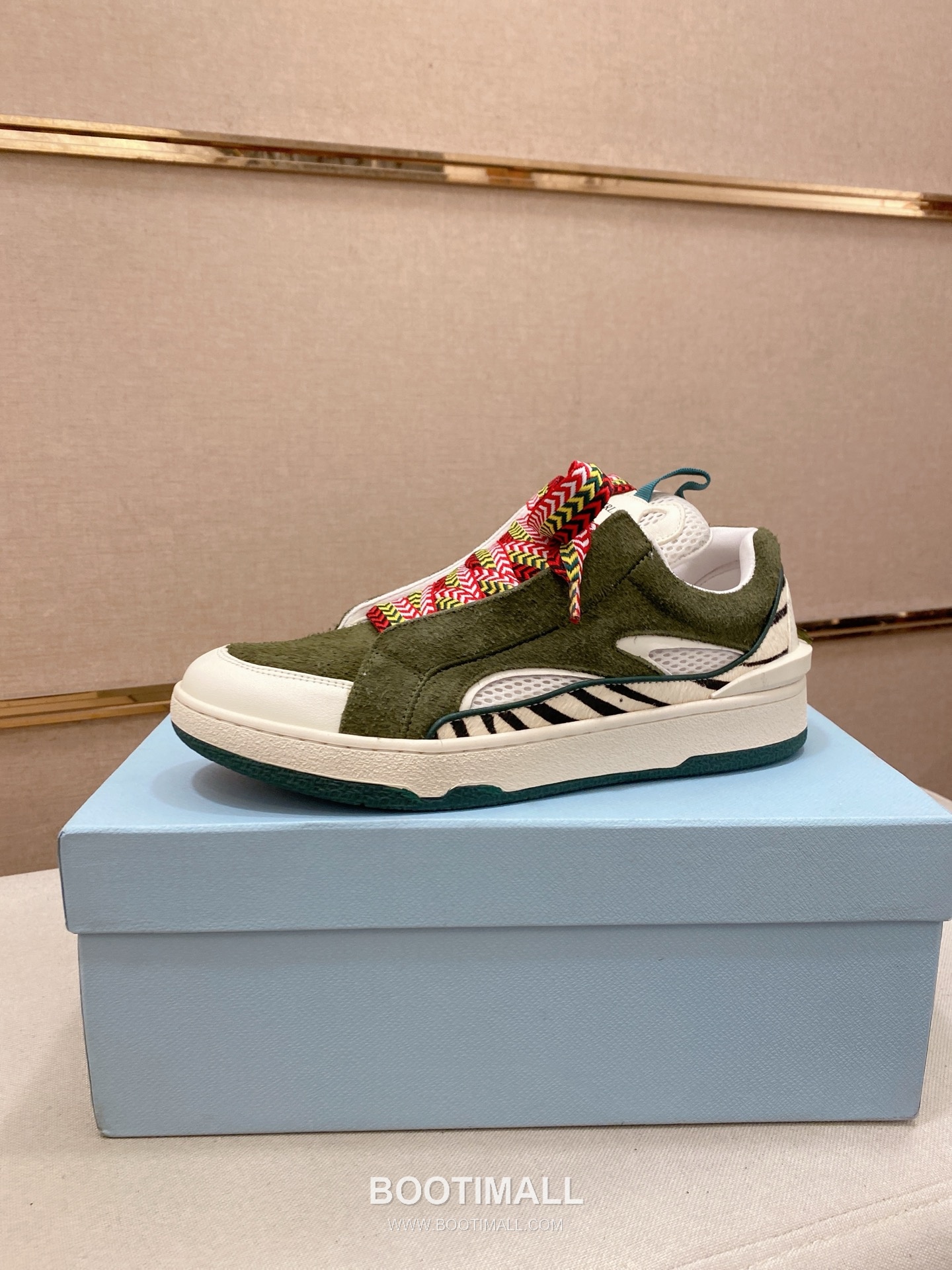 Lanvin Trainer Leather Suede Textile Colorblock Sneakers 랑방 트레이너 레더 스웨이드 텍스타일 컬러블록 스니커즈 1