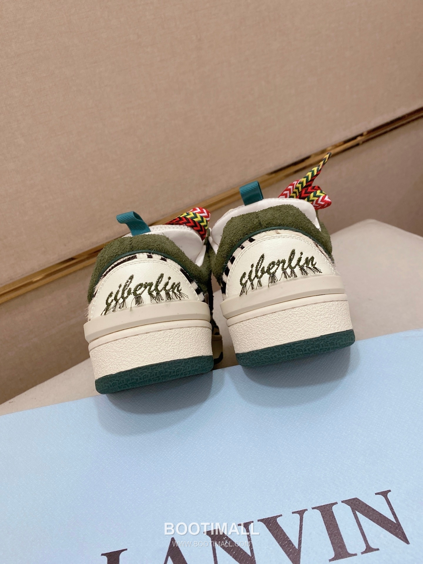 Lanvin Trainer Leather Suede Textile Colorblock Sneakers 랑방 트레이너 레더 스웨이드 텍스타일 컬러블록 스니커즈 8