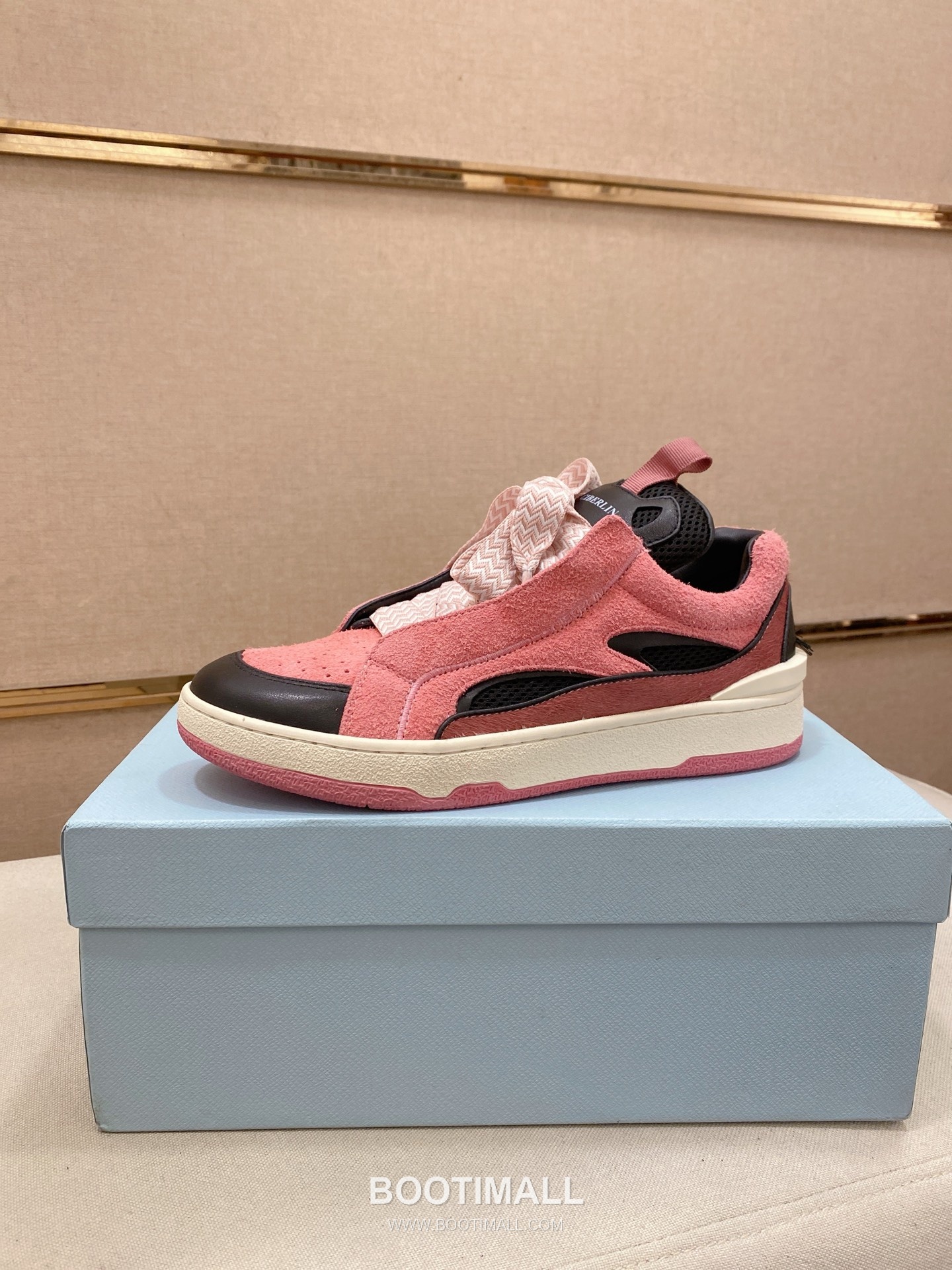 Lanvin Trainer Leather Suede Textile Colorblock Sneakers 랑방 트레이너 레더 스웨이드 텍스타일 컬러블록 스니커즈 1
