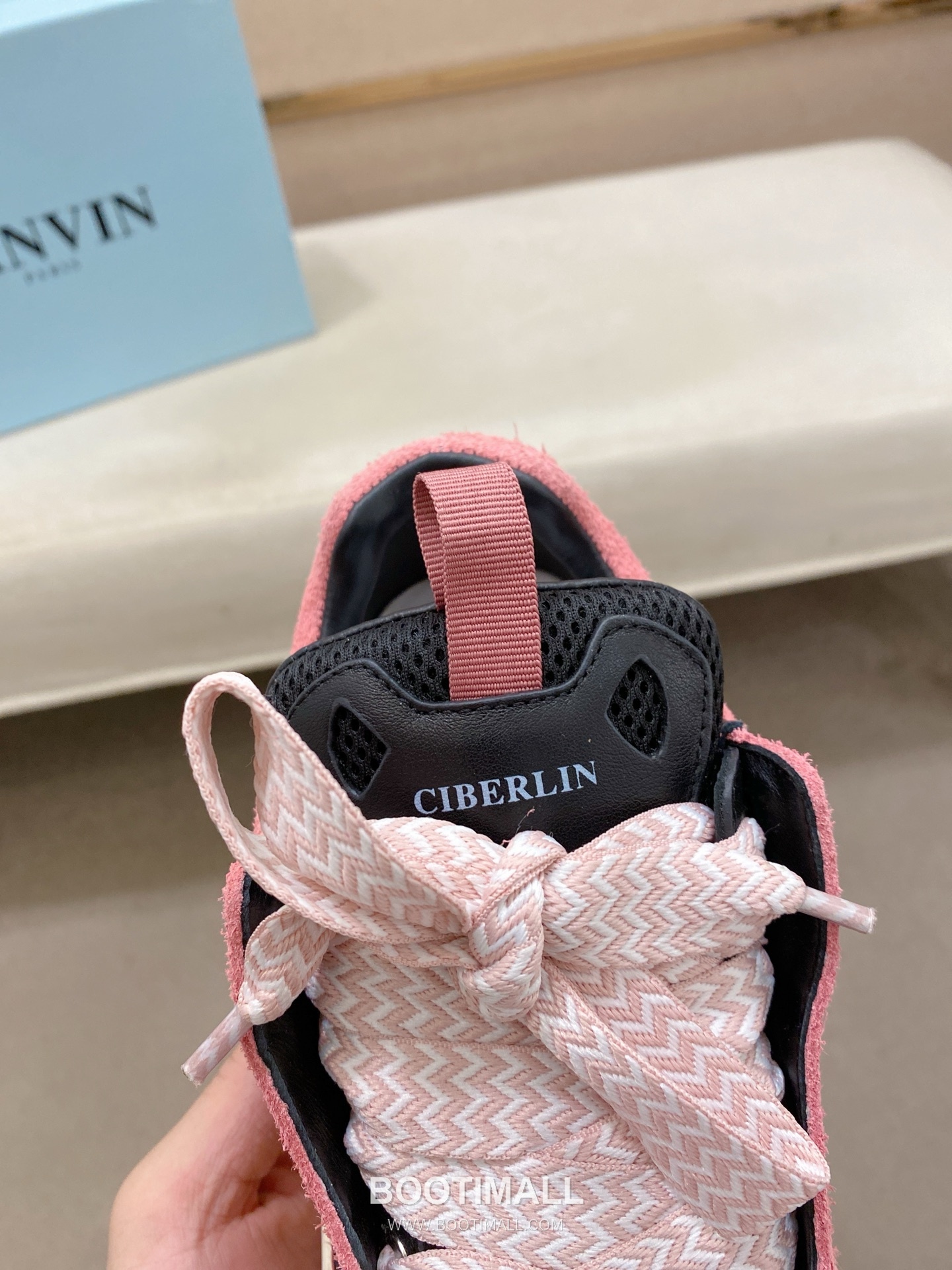 Lanvin Trainer Leather Suede Textile Colorblock Sneakers 랑방 트레이너 레더 스웨이드 텍스타일 컬러블록 스니커즈 6