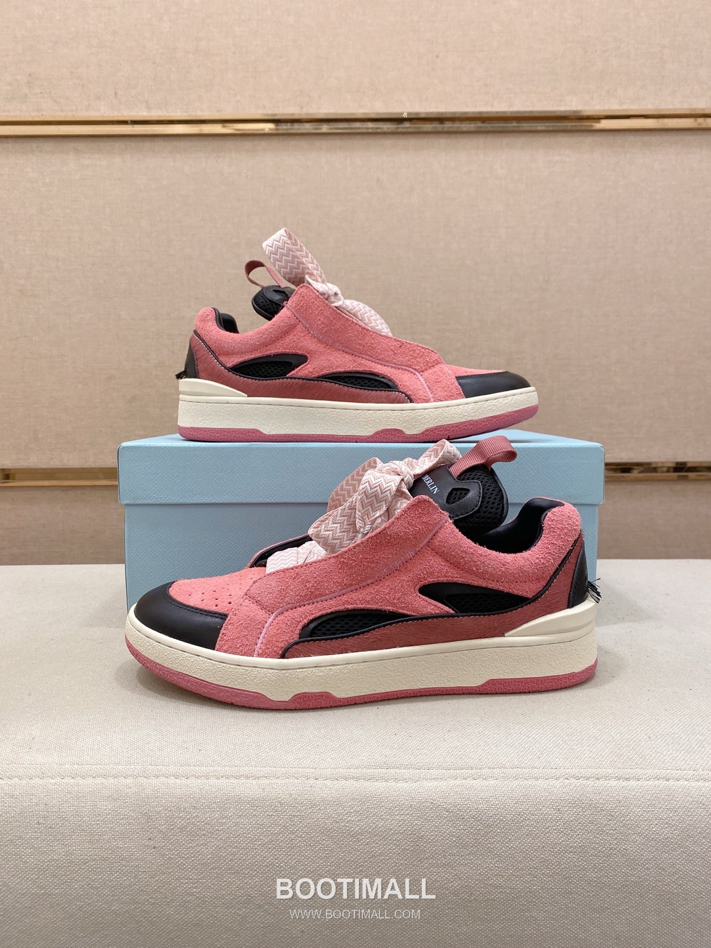 Lanvin Trainer Leather Suede Textile Colorblock Sneakers 랑방 트레이너 레더 스웨이드 텍스타일 컬러블록 스니커즈 7