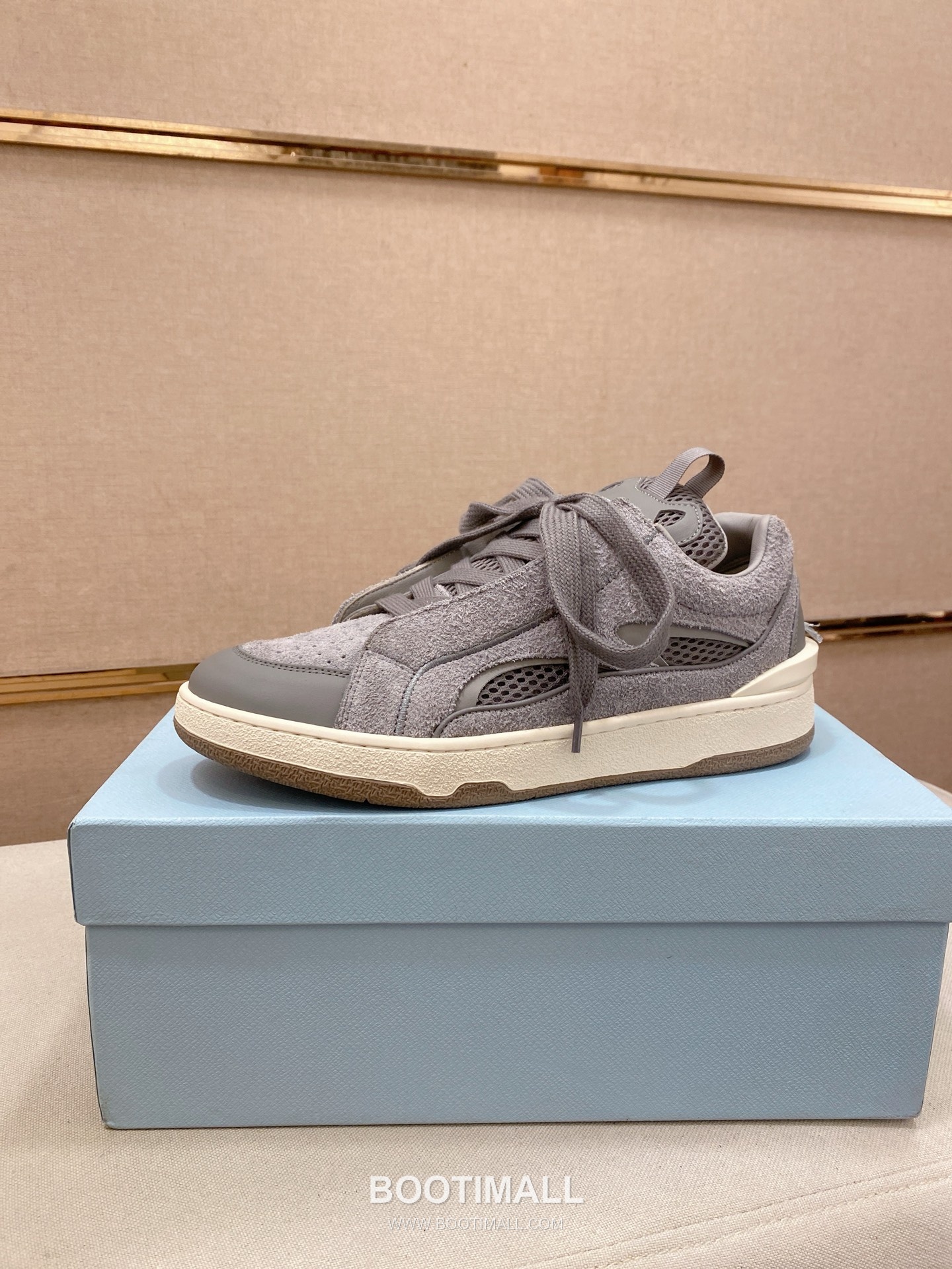 Lanvin Trainer Leather Suede Textile Colorblock Sneakers 랑방 트레이너 레더 스웨이드 텍스타일 컬러블록 스니커즈 1