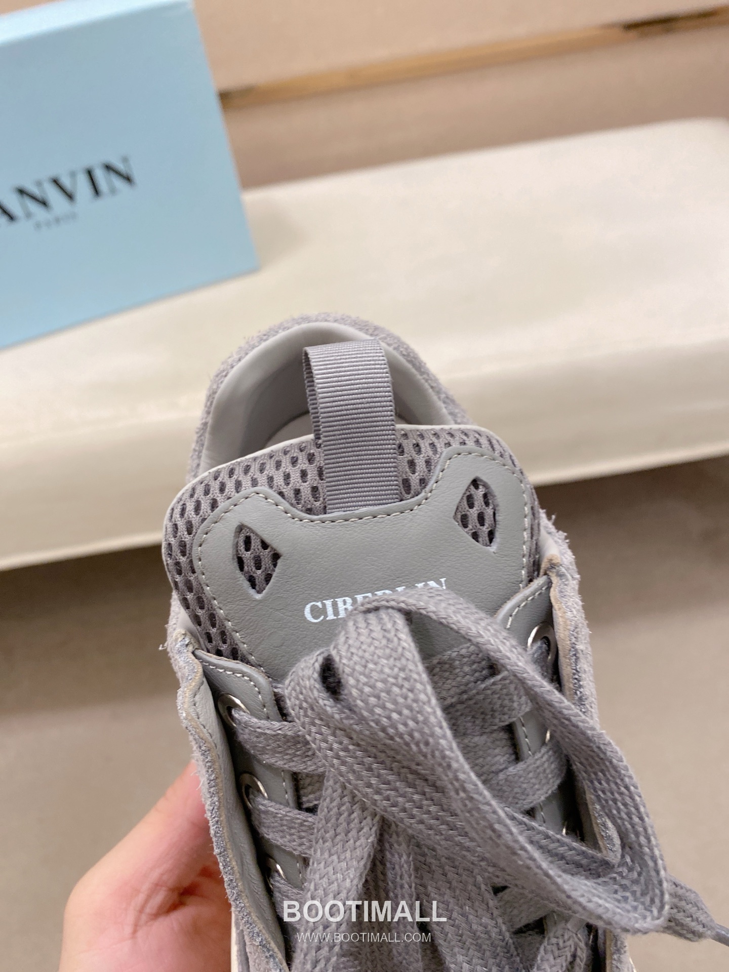 Lanvin Trainer Leather Suede Textile Colorblock Sneakers 랑방 트레이너 레더 스웨이드 텍스타일 컬러블록 스니커즈 6