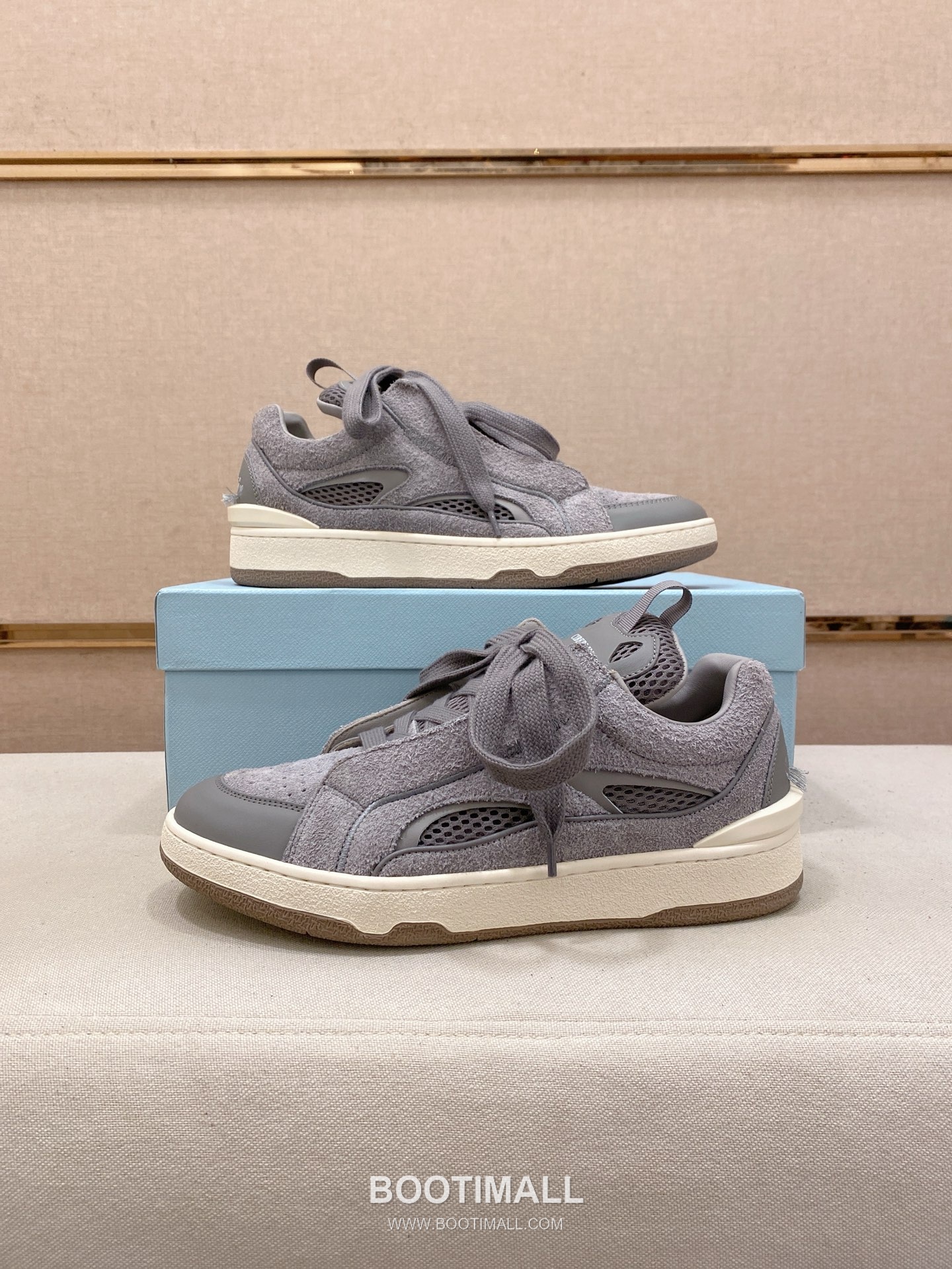 Lanvin Trainer Leather Suede Textile Colorblock Sneakers 랑방 트레이너 레더 스웨이드 텍스타일 컬러블록 스니커즈 7