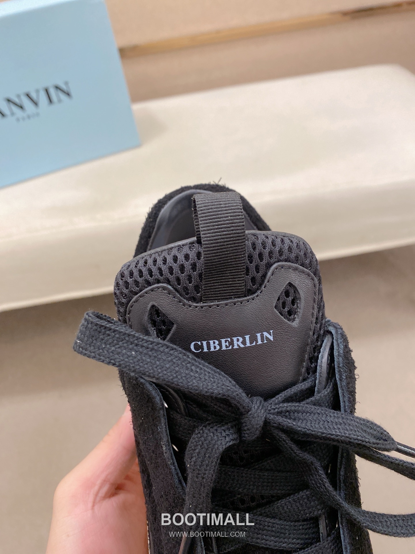 Lanvin Trainer Leather Suede Textile Colorblock Sneakers 랑방 트레이너 레더 스웨이드 텍스타일 컬러블록 스니커즈 6