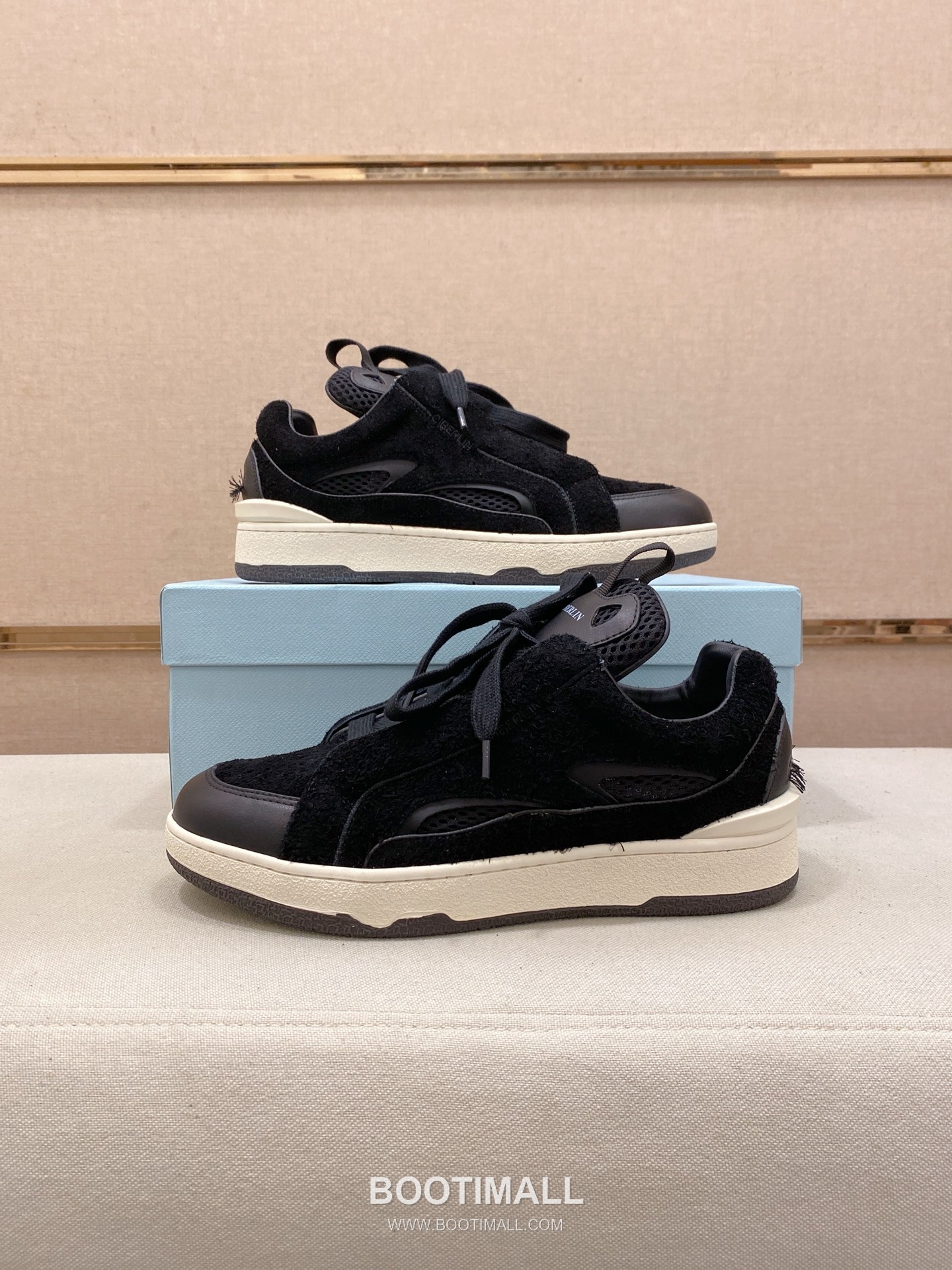 Lanvin Trainer Leather Suede Textile Colorblock Sneakers 랑방 트레이너 레더 스웨이드 텍스타일 컬러블록 스니커즈 7