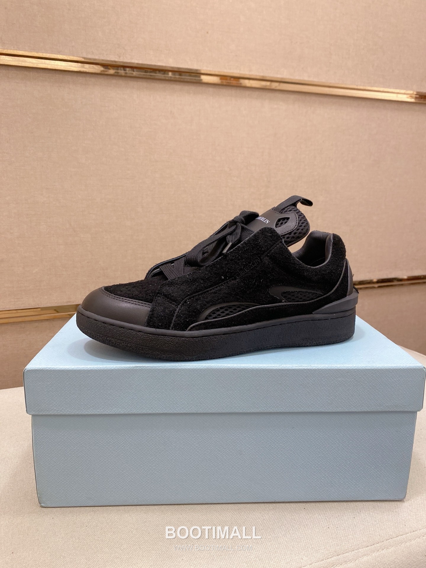 Lanvin Trainer Leather Suede Textile Colorblock Sneakers 랑방 트레이너 레더 스웨이드 텍스타일 컬러블록 스니커즈 1