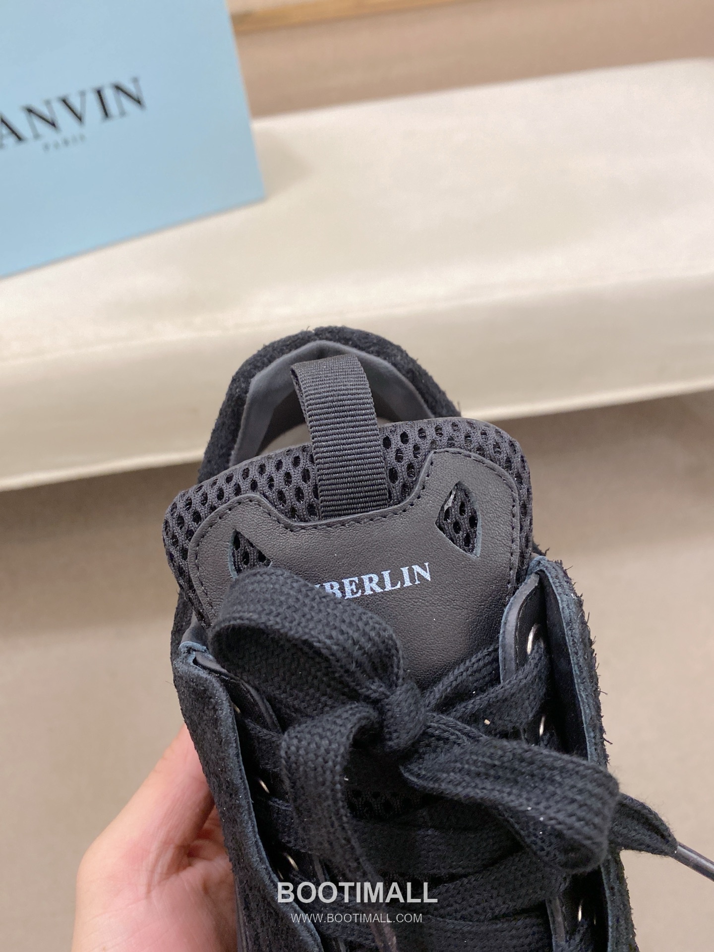 Lanvin Trainer Leather Suede Textile Colorblock Sneakers 랑방 트레이너 레더 스웨이드 텍스타일 컬러블록 스니커즈 6