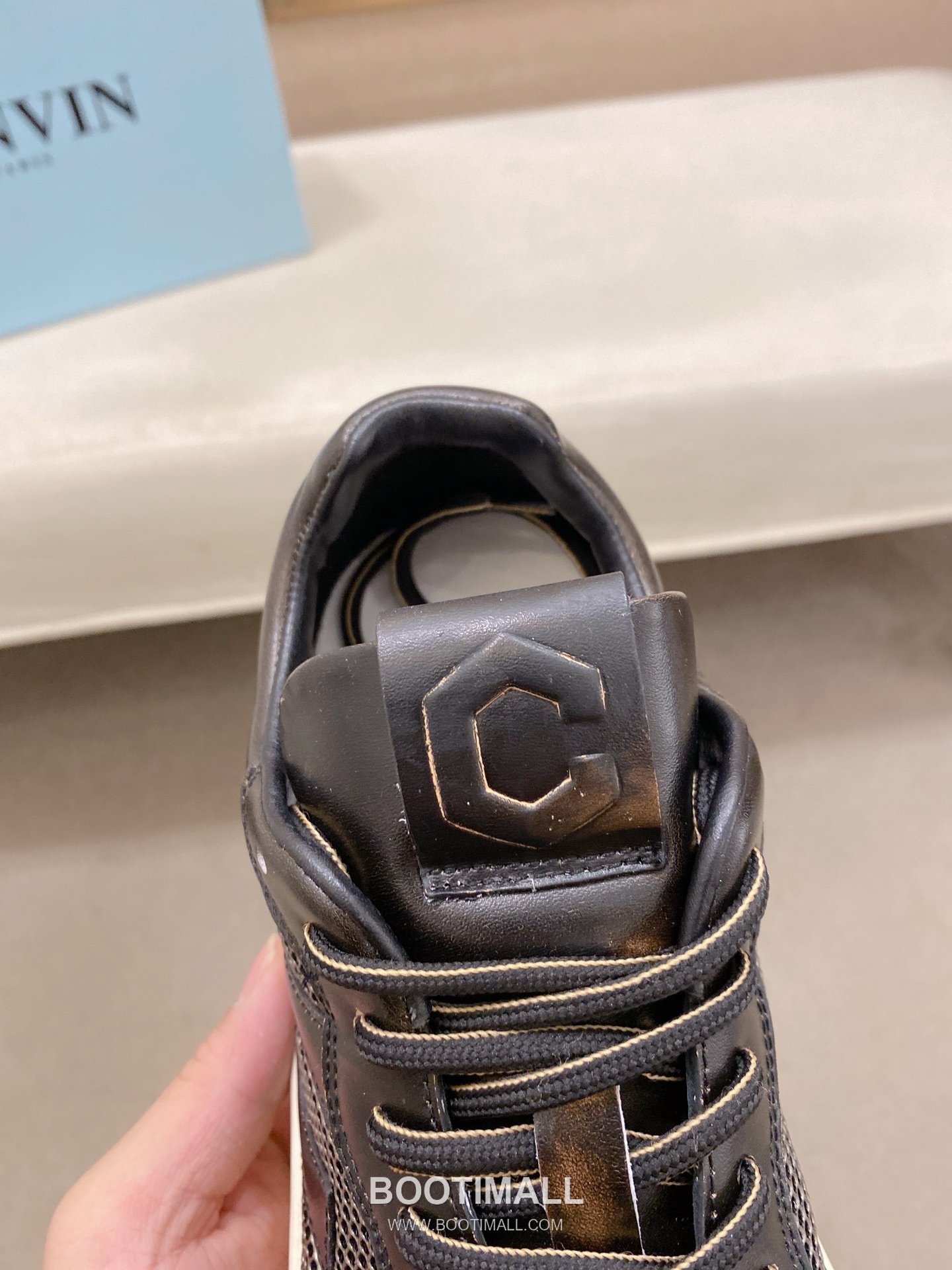 Lanvin Trainer Leather Suede Textile Colorblock Sneakers 랑방 트레이너 레더 스웨이드 텍스타일 컬러블록 스니커즈 6