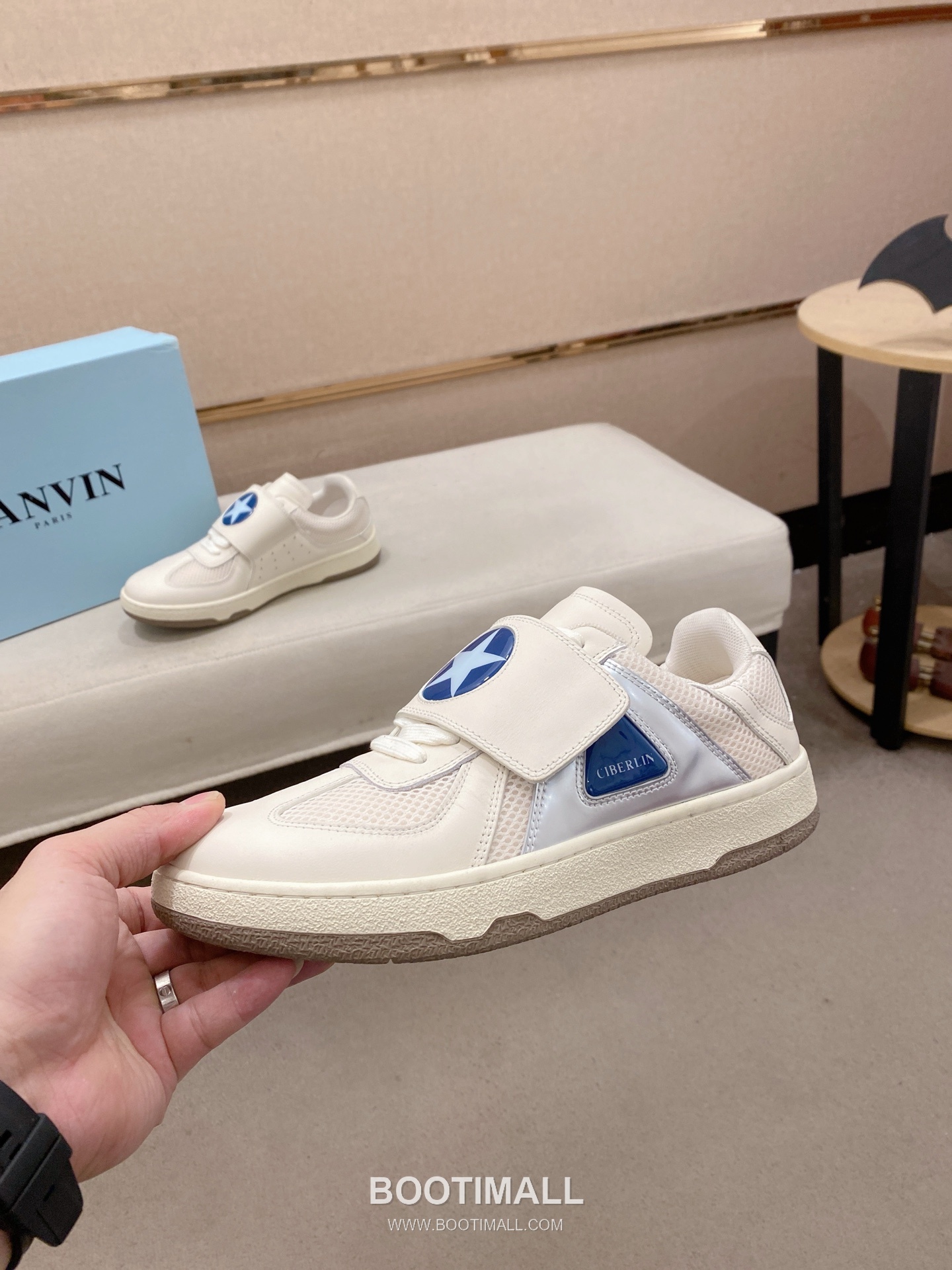 Lanvin Curb Sneakers Limited Edition Suede Leather Textile Trainer 랑방 커브 스니커즈 리미티드 에디션 스웨이드 레더 텍스타일 트레이너 3