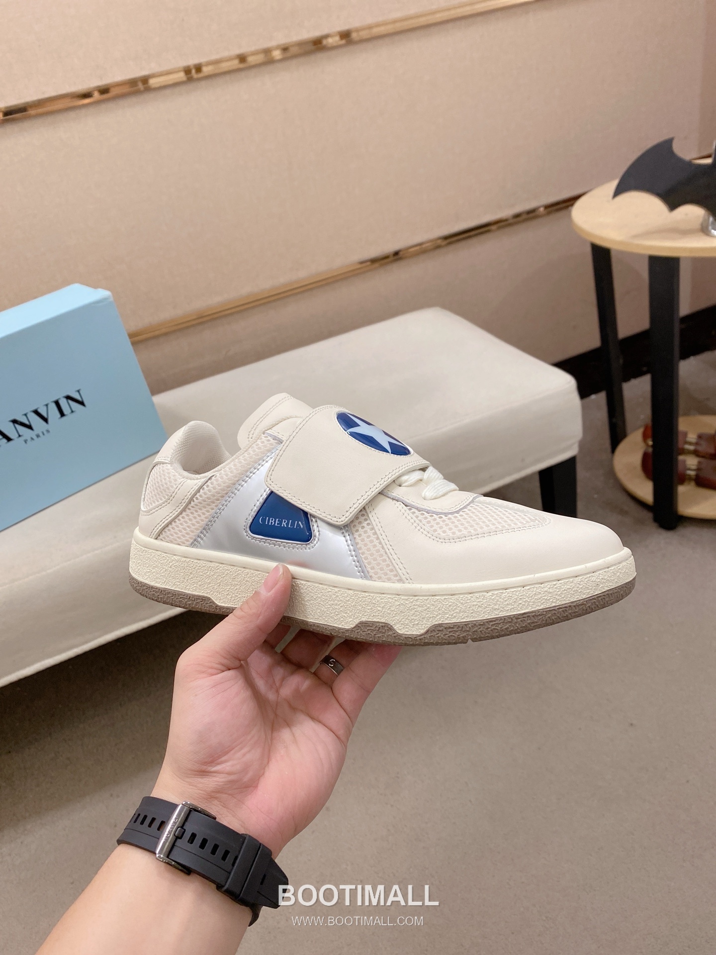 Lanvin Curb Sneakers Limited Edition Suede Leather Textile Trainer 랑방 커브 스니커즈 리미티드 에디션 스웨이드 레더 텍스타일 트레이너 4