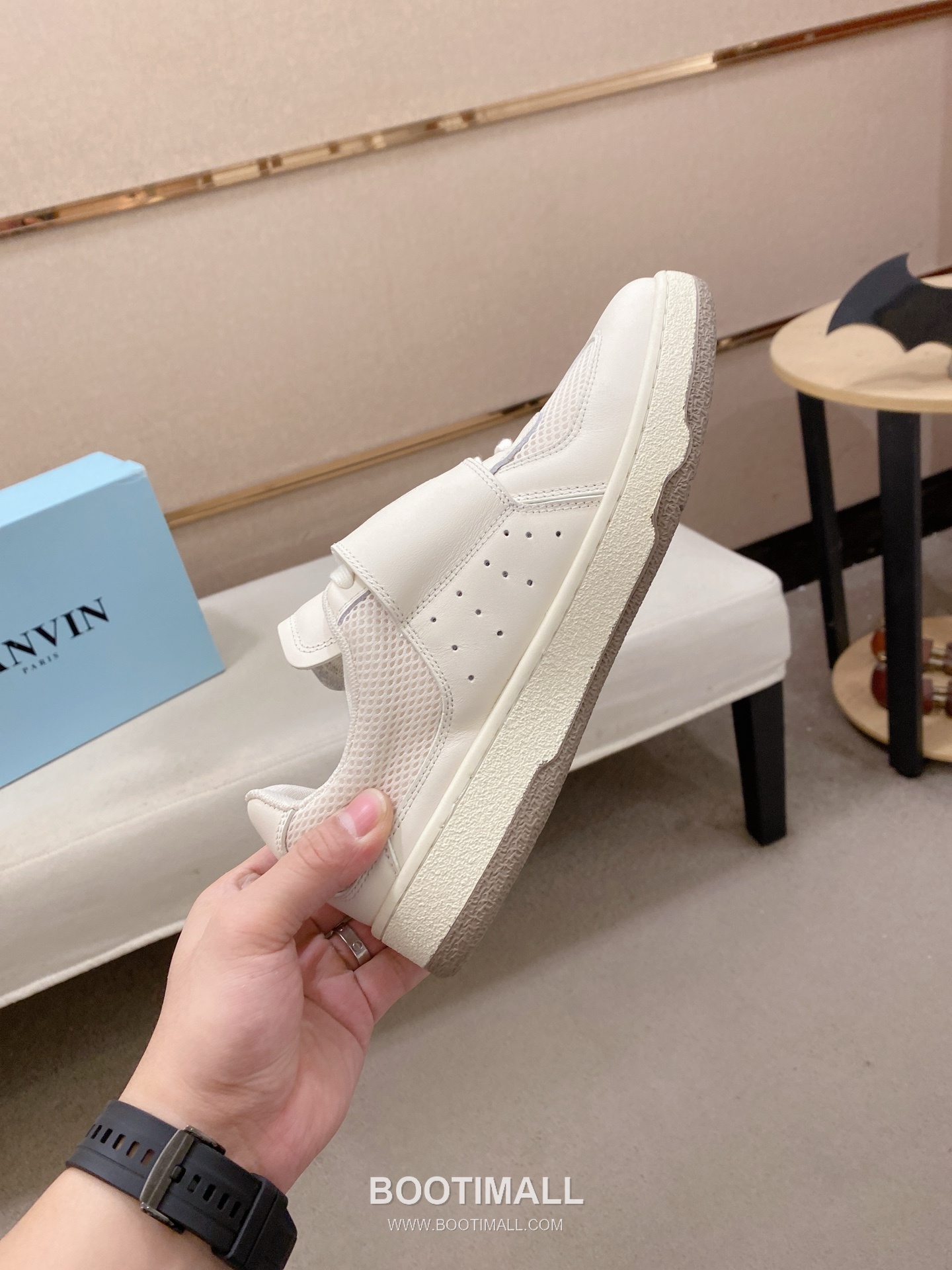 Lanvin Curb Sneakers Limited Edition Suede Leather Textile Trainer 랑방 커브 스니커즈 리미티드 에디션 스웨이드 레더 텍스타일 트레이너 5