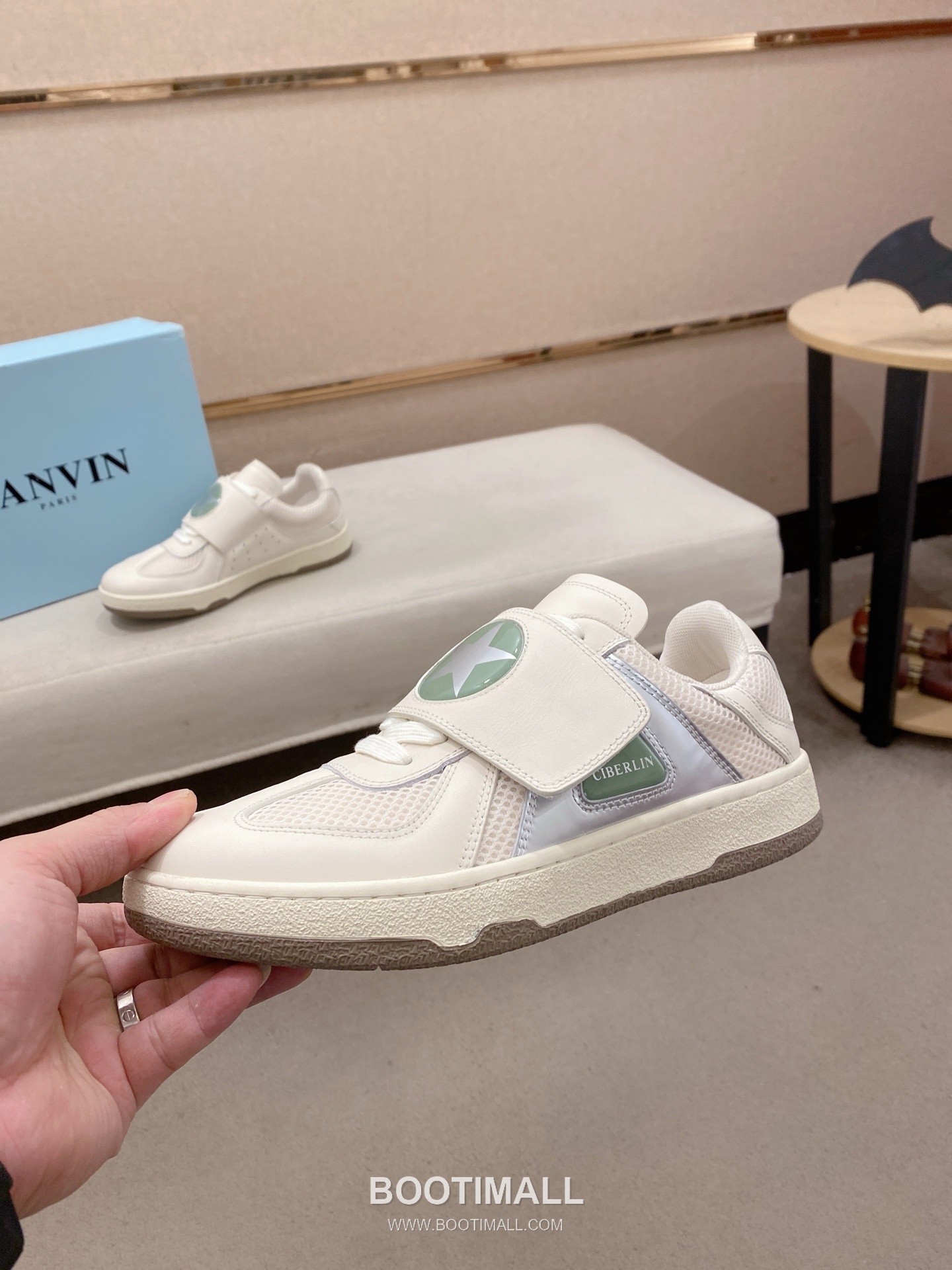 Lanvin Curb Sneakers Limited Edition Suede Leather Textile Trainer 랑방 커브 스니커즈 리미티드 에디션 스웨이드 레더 텍스타일 트레이너 3