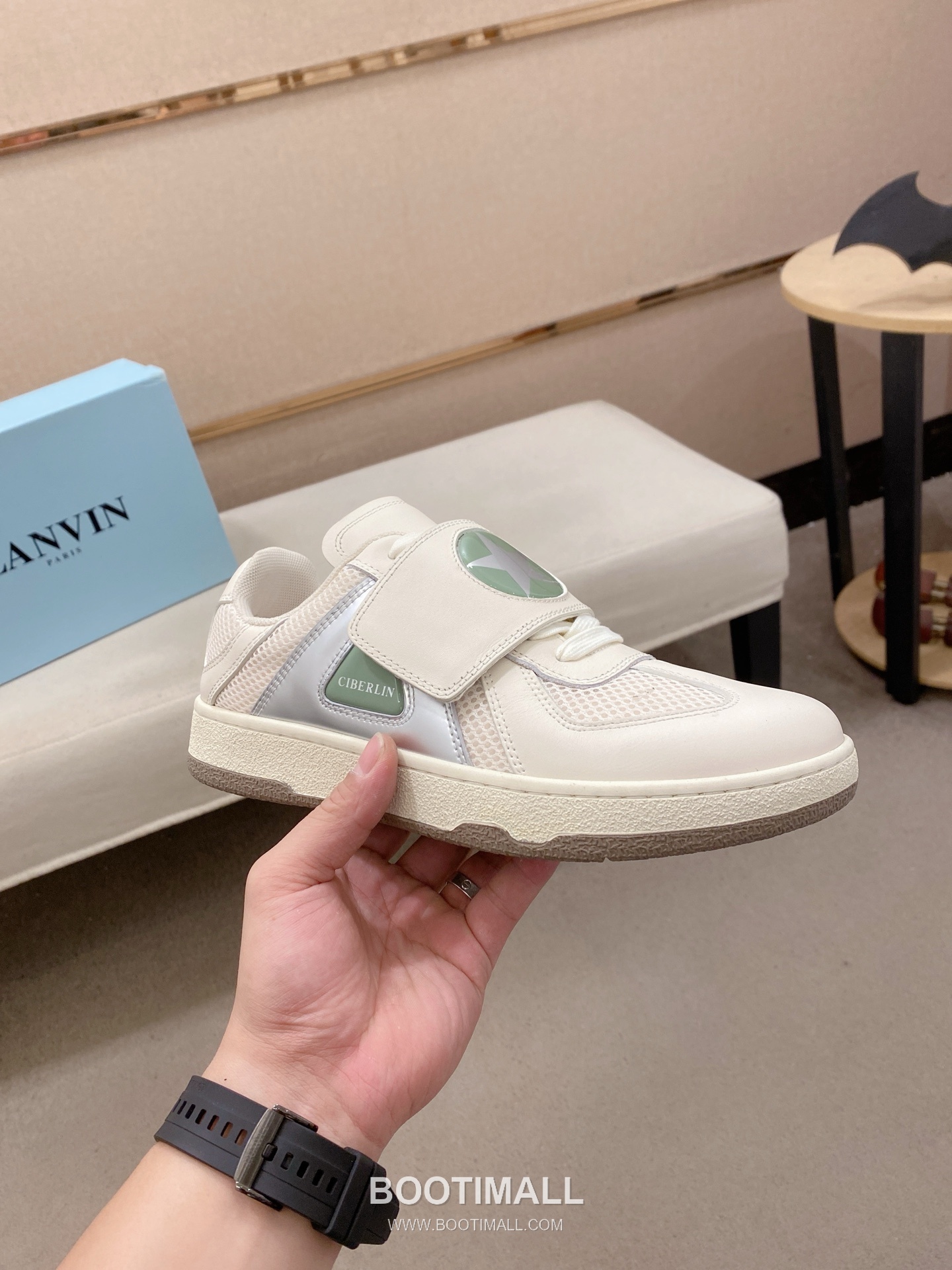 Lanvin Curb Sneakers Limited Edition Suede Leather Textile Trainer 랑방 커브 스니커즈 리미티드 에디션 스웨이드 레더 텍스타일 트레이너 4