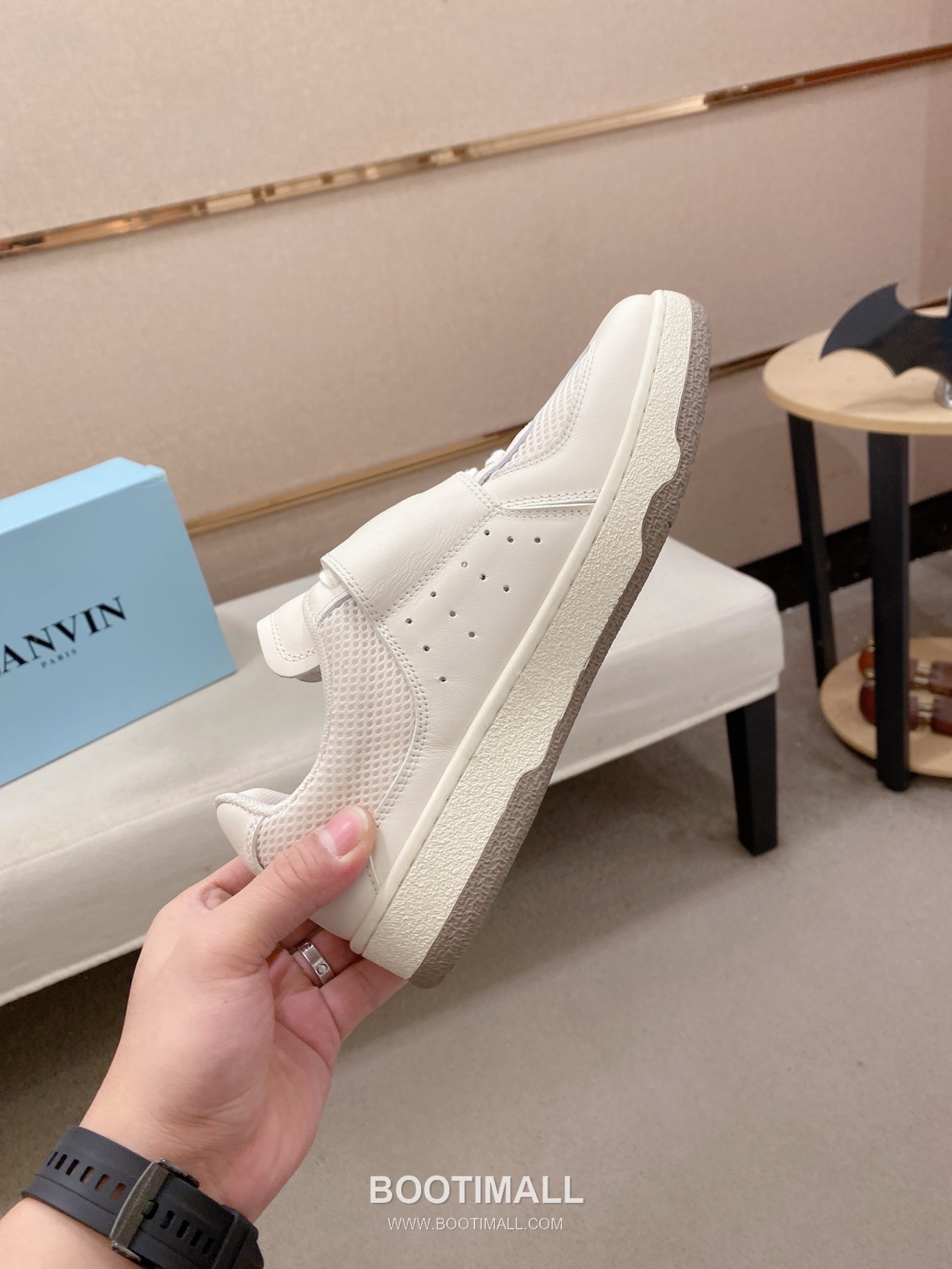 Lanvin Curb Sneakers Limited Edition Suede Leather Textile Trainer 랑방 커브 스니커즈 리미티드 에디션 스웨이드 레더 텍스타일 트레이너 5