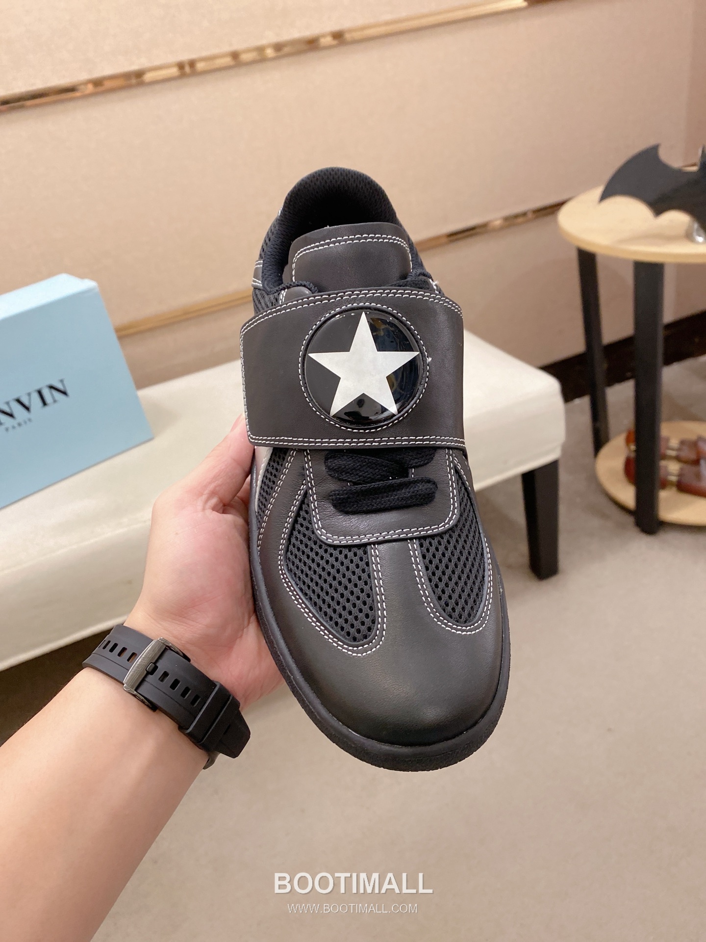 Lanvin Curb Sneakers Limited Edition Suede Leather Textile Trainer 랑방 커브 스니커즈 리미티드 에디션 스웨이드 레더 텍스타일 트레이너 2