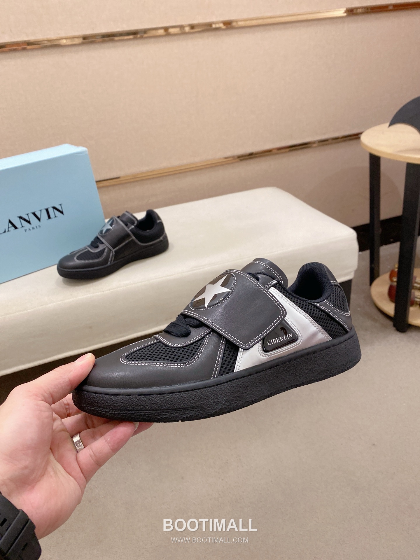 Lanvin Curb Sneakers Limited Edition Suede Leather Textile Trainer 랑방 커브 스니커즈 리미티드 에디션 스웨이드 레더 텍스타일 트레이너 3