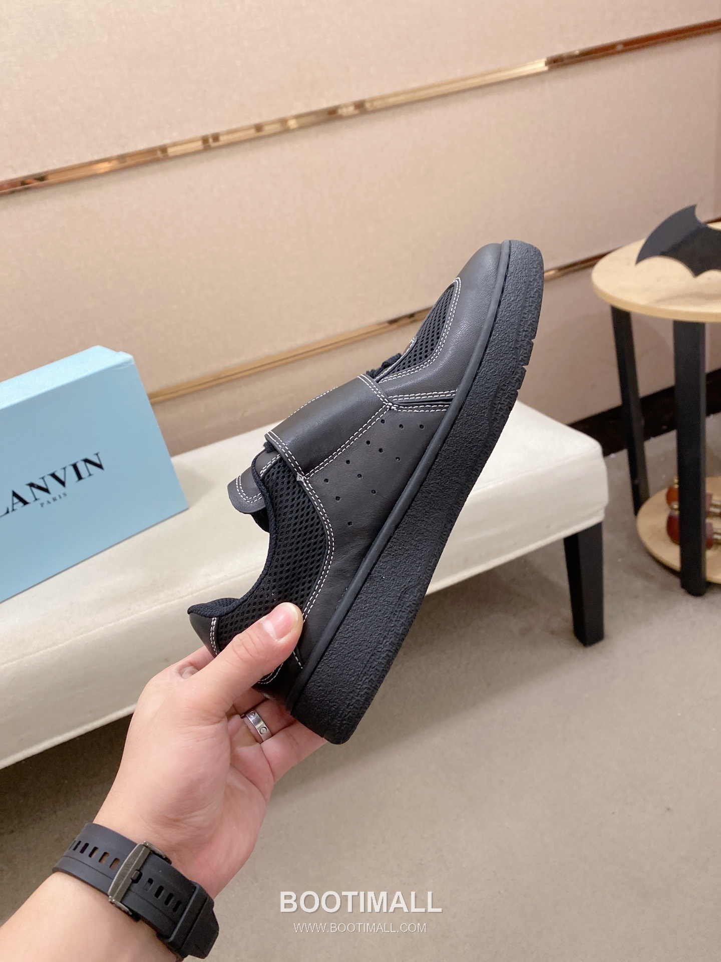 Lanvin Curb Sneakers Limited Edition Suede Leather Textile Trainer 랑방 커브 스니커즈 리미티드 에디션 스웨이드 레더 텍스타일 트레이너 5