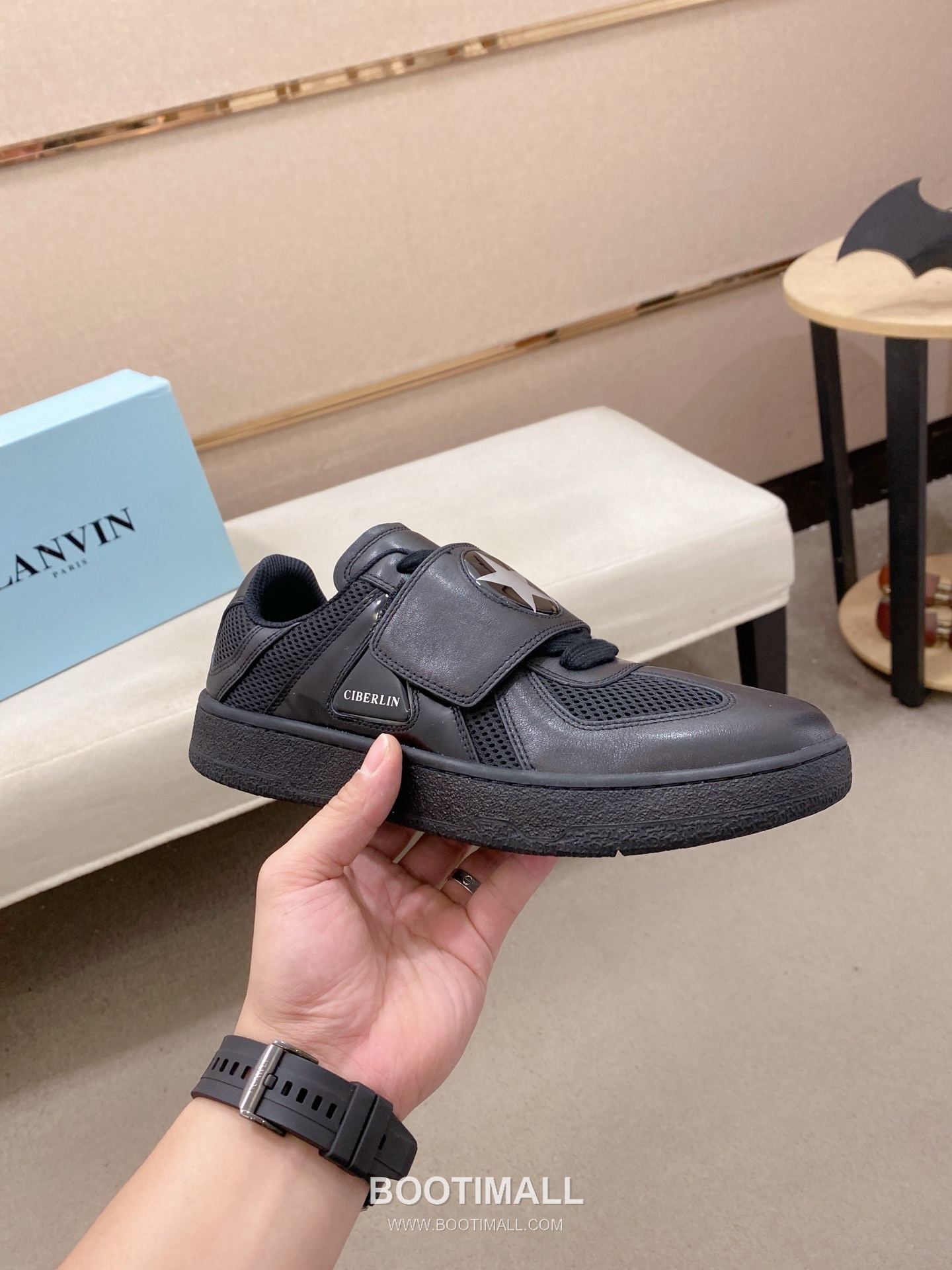 Lanvin Curb Sneakers Limited Edition Suede Leather Textile Trainer 랑방 커브 스니커즈 리미티드 에디션 스웨이드 레더 텍스타일 트레이너 4