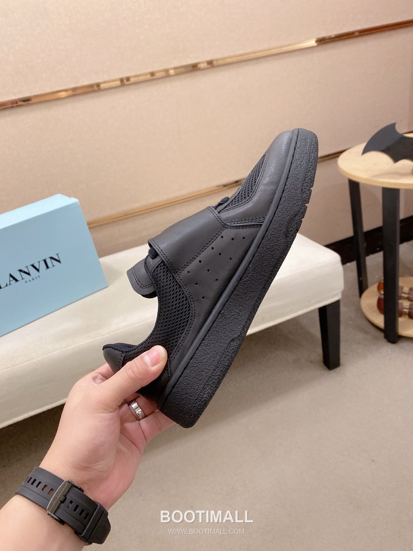 Lanvin Curb Sneakers Limited Edition Suede Leather Textile Trainer 랑방 커브 스니커즈 리미티드 에디션 스웨이드 레더 텍스타일 트레이너 5