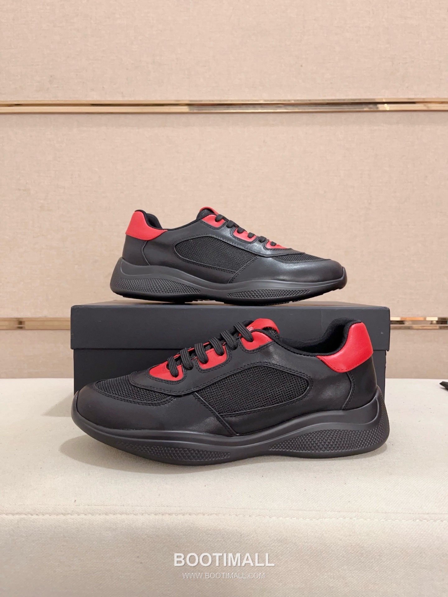 Prada Tech Fabric Drip Glue Process Leather Lined Rubber Sole Sneakers 프라다 테크 패브릭 드립 글루 공법 레더 라이닝 러버 솔 스니커즈 7