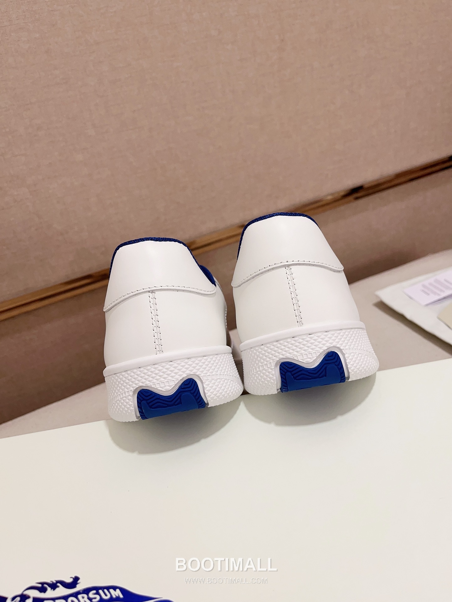 Burberry Vintage Check Cotton Calfskin Leather Low-Top Sneakers 버버리 빈티지 체크 코튼 송아지 가죽 로우탑 스니커즈 8