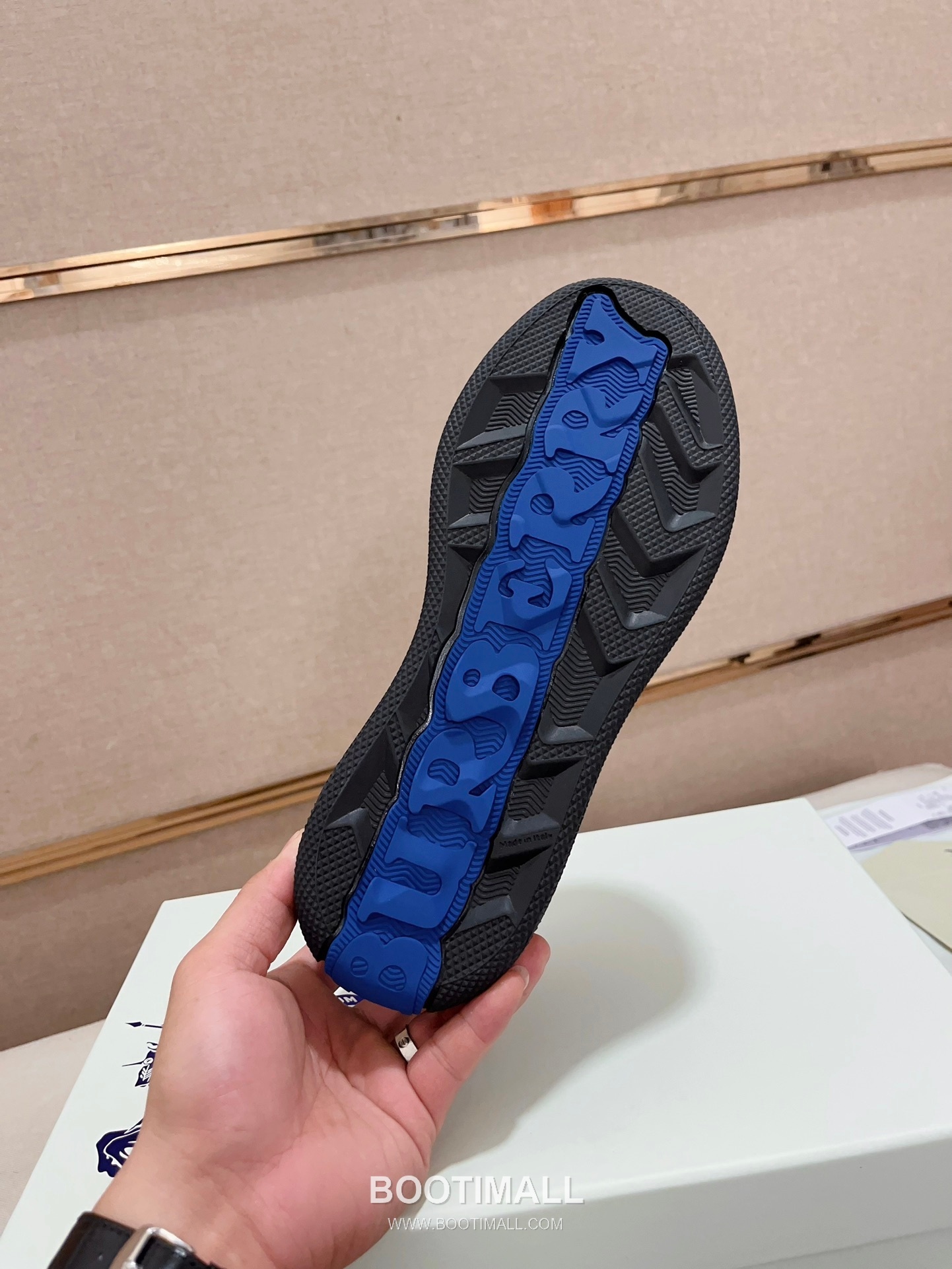 Burberry Vintage Check Cotton Calfskin Leather Low-Top Sneakers 버버리 빈티지 체크 코튼 송아지 가죽 로우탑 스니커즈 9