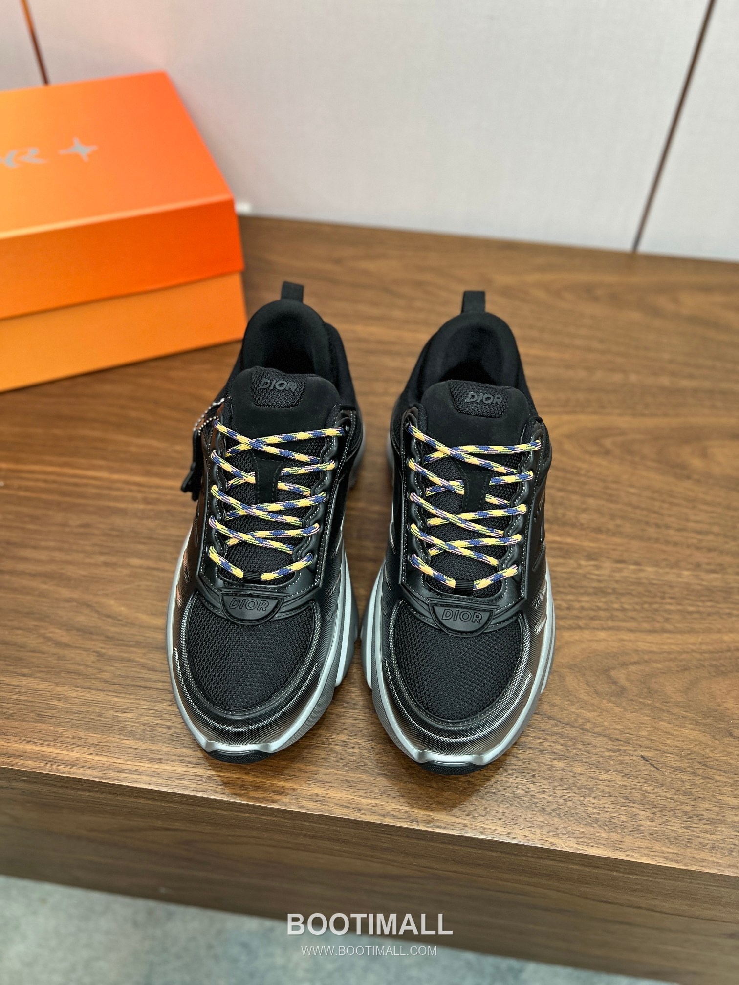 Dior Lewis Hamilton x Dior B44 Blade Gradient Mesh Leather Black Silver Sneakers 디올 루이스 해밀턴 x 디올 B44 블레이드 그라디언트 메쉬 레더 블랙 실버 스니커즈 5