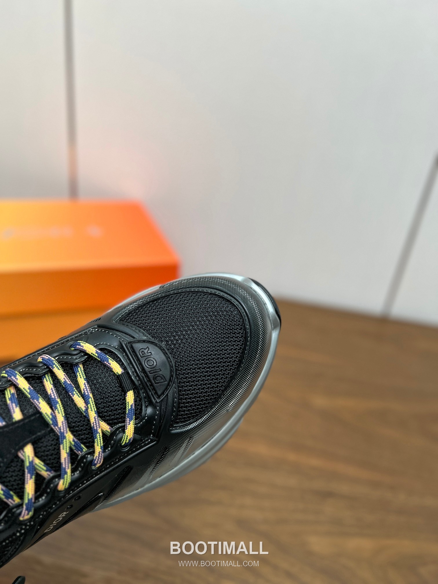 Dior Lewis Hamilton x Dior B44 Blade Gradient Mesh Leather Black Silver Sneakers 디올 루이스 해밀턴 x 디올 B44 블레이드 그라디언트 메쉬 레더 블랙 실버 스니커즈 6