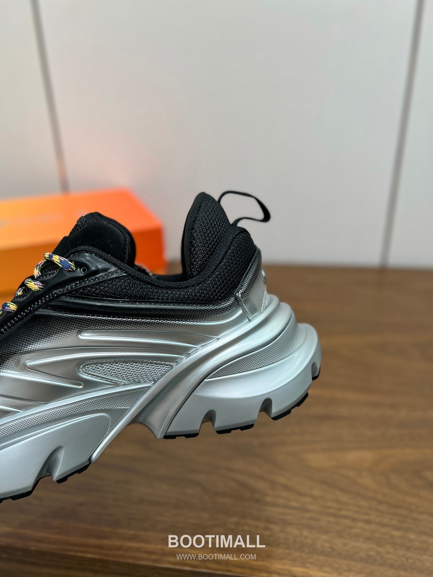 Dior Lewis Hamilton x Dior B44 Blade Gradient Mesh Leather Black Silver Sneakers 디올 루이스 해밀턴 x 디올 B44 블레이드 그라디언트 메쉬 레더 블랙 실버 스니커즈 7