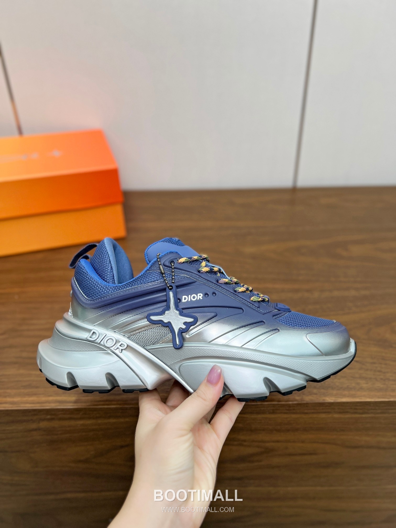 Dior Lewis Hamilton x Dior B44 Blade Gradient Mesh Leather Black Silver Sneakers 디올 루이스 해밀턴 x 디올 B44 블레이드 그라디언트 메쉬 레더 블랙 실버 스니커즈 1