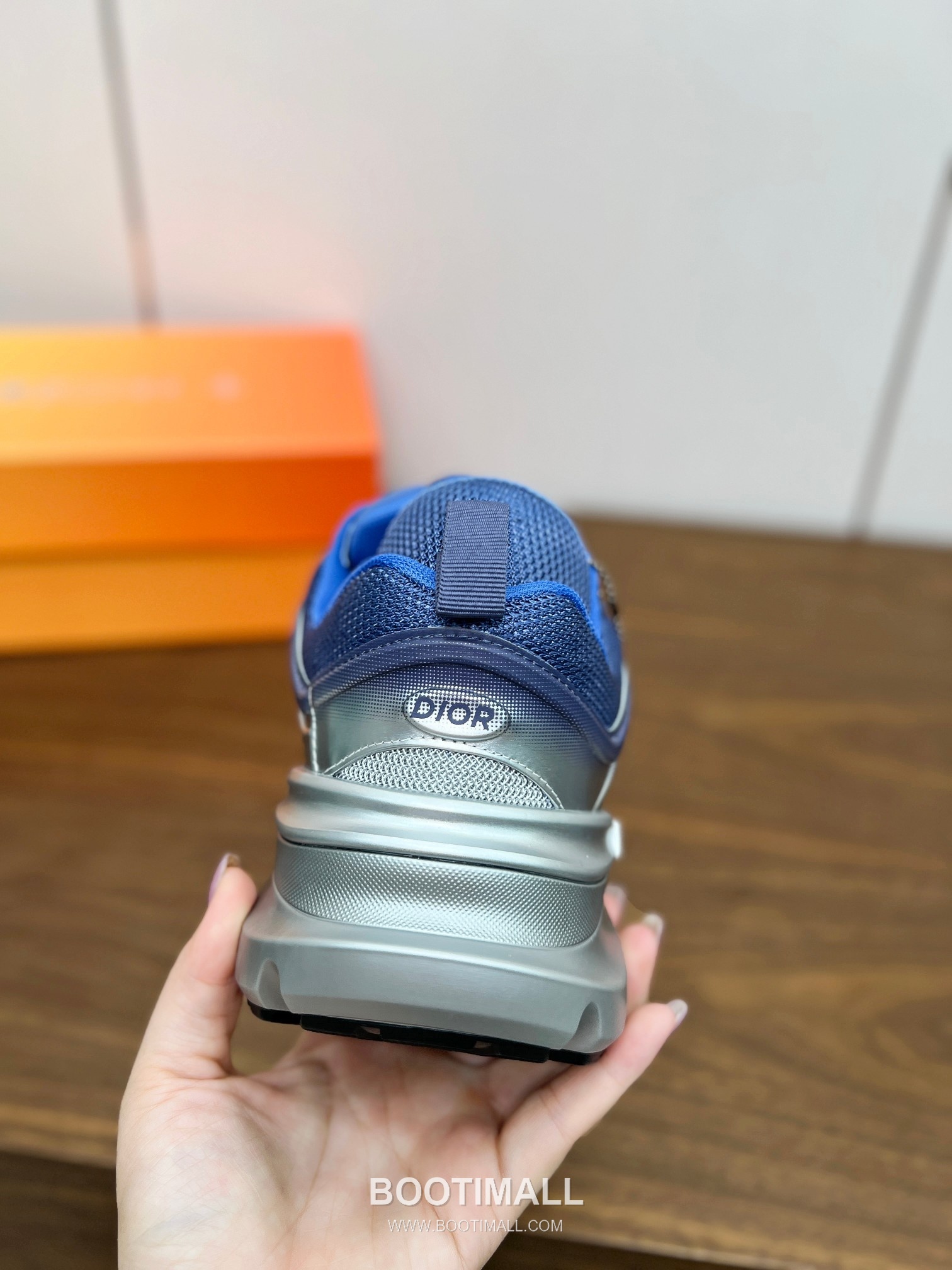 Dior Lewis Hamilton x Dior B44 Blade Gradient Mesh Leather Black Silver Sneakers 디올 루이스 해밀턴 x 디올 B44 블레이드 그라디언트 메쉬 레더 블랙 실버 스니커즈 9