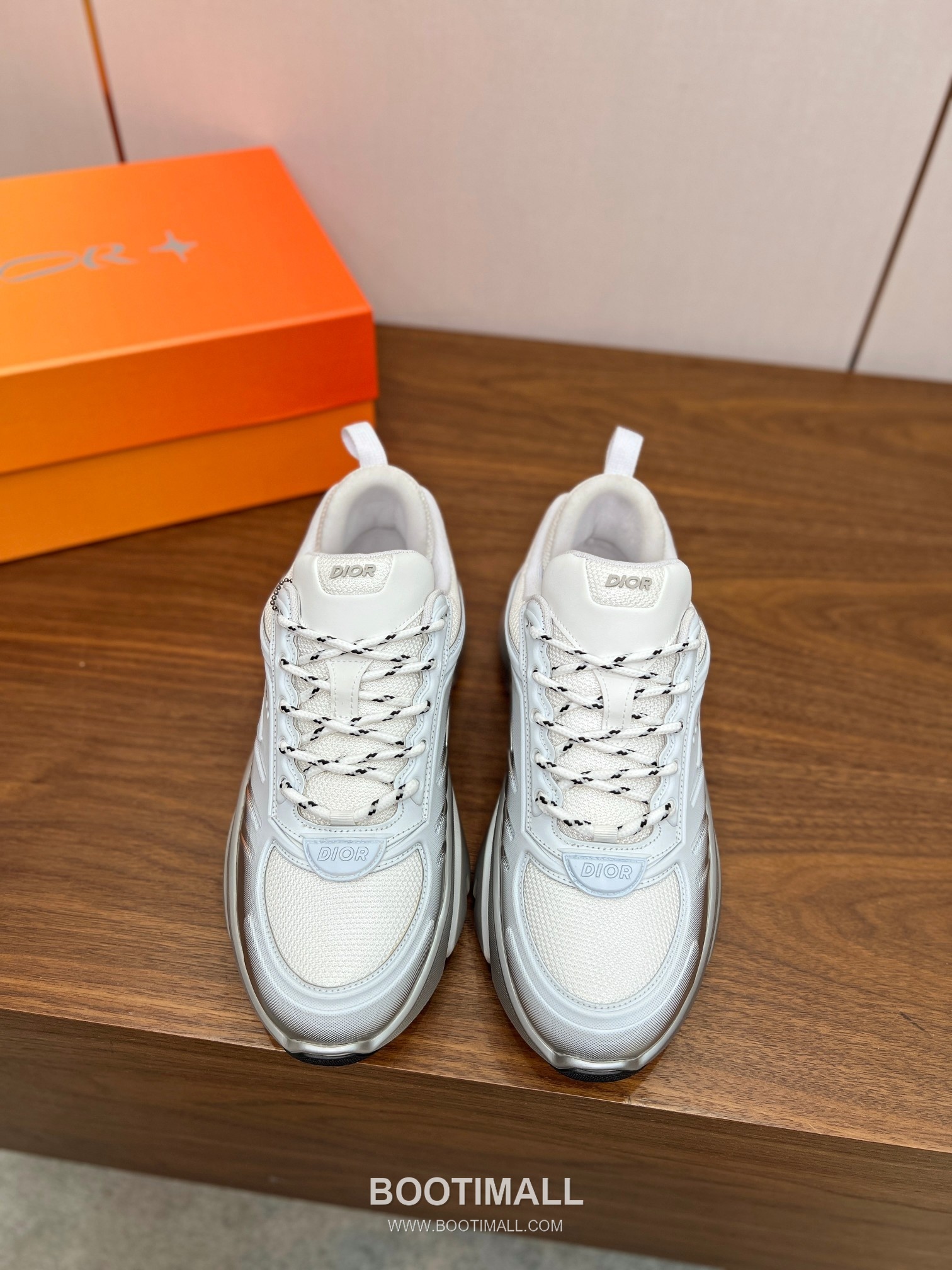 Dior Lewis Hamilton x Dior B44 Blade Gradient Mesh Leather Black Silver Sneakers 디올 루이스 해밀턴 x 디올 B44 블레이드 그라디언트 메쉬 레더 블랙 실버 스니커즈 7