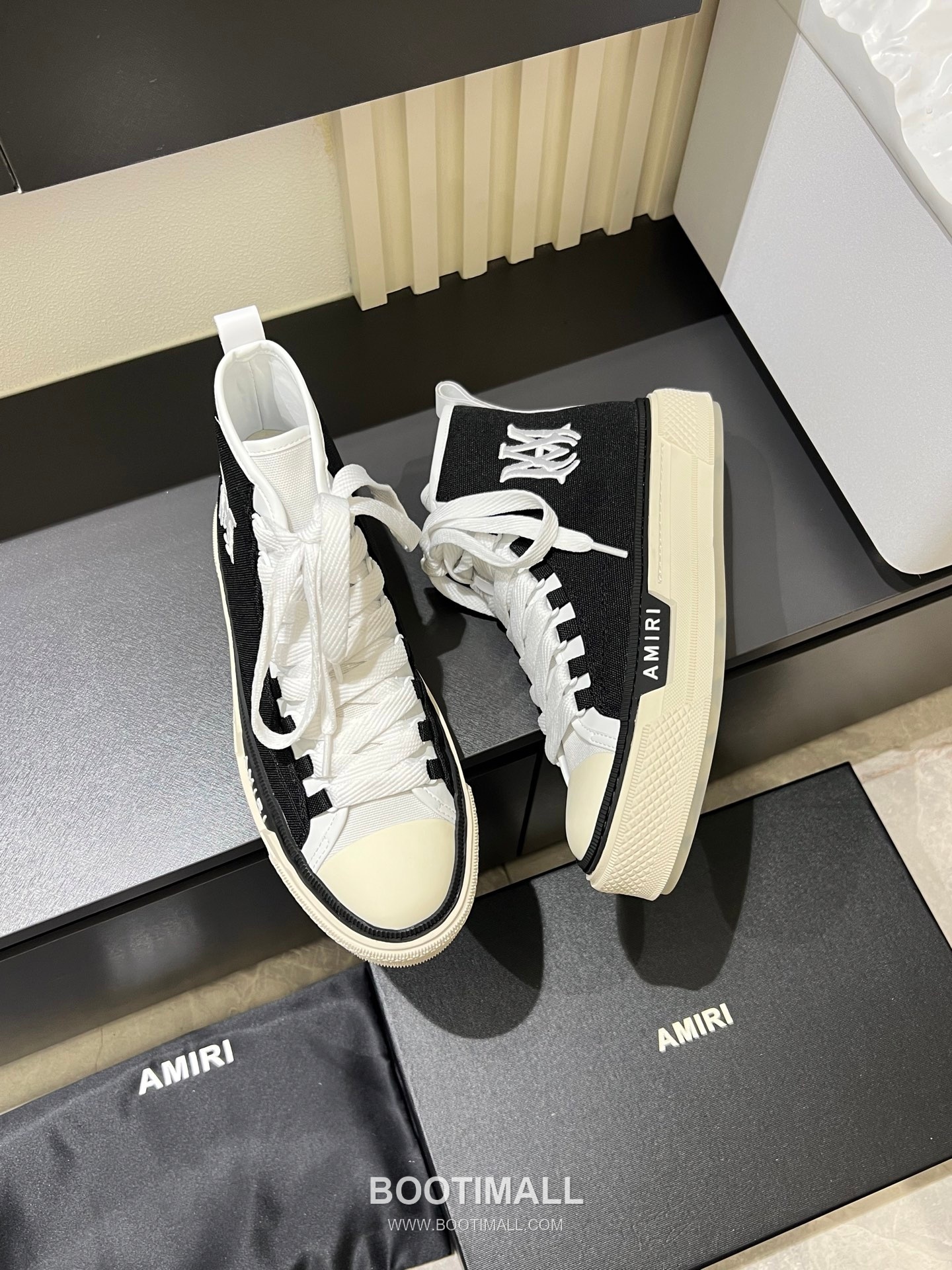 AMI High-Top Canvas Sneakers 아미 하이탑 캔버스 스니커즈 4