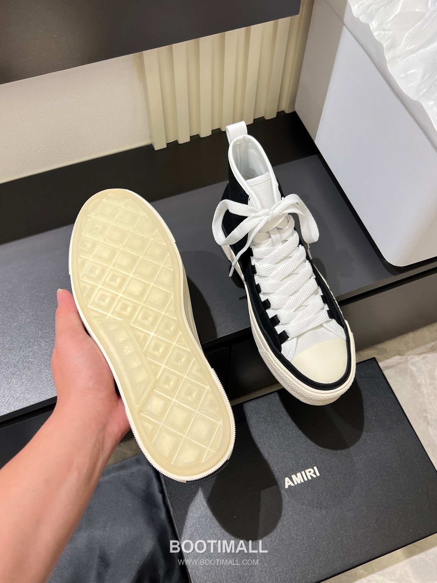 AMI High-Top Canvas Sneakers 아미 하이탑 캔버스 스니커즈 7