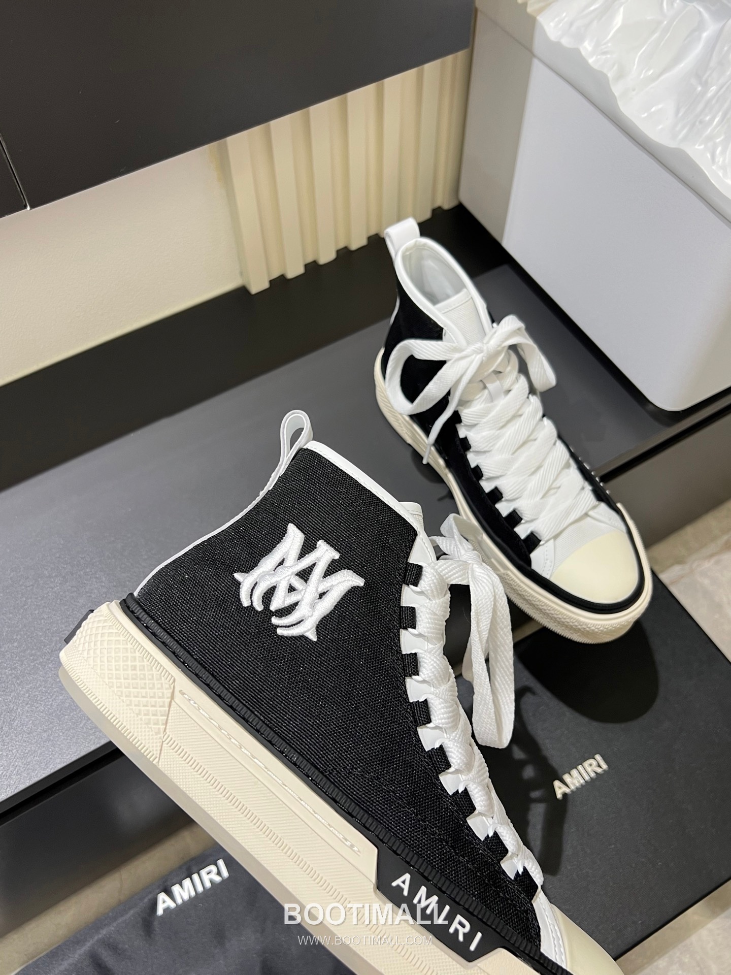 AMI High-Top Canvas Sneakers 아미 하이탑 캔버스 스니커즈 8
