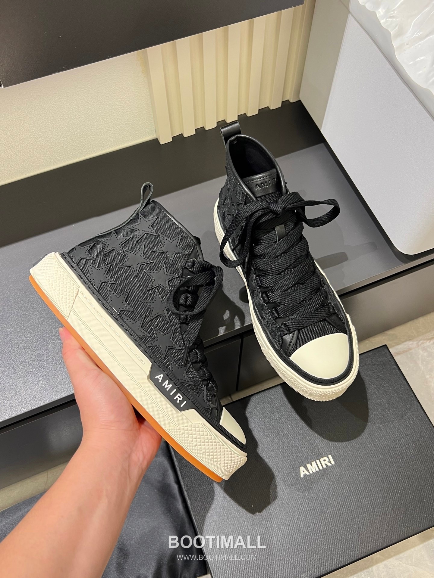 AMI High-Top Canvas Sneakers 아미 하이탑 캔버스 스니커즈 6
