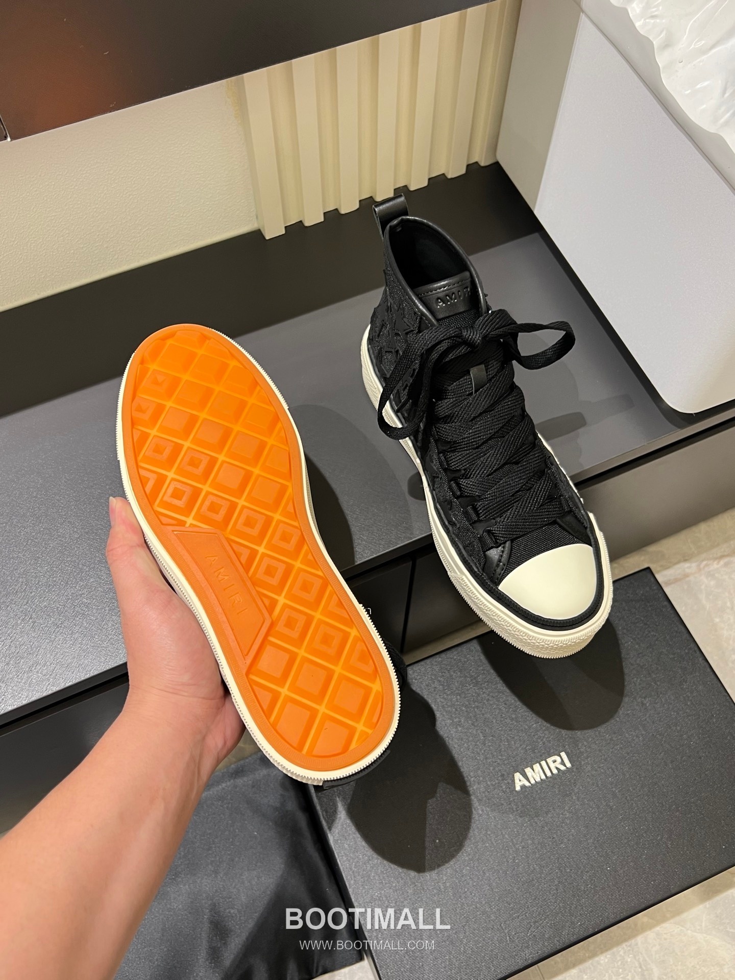 AMI High-Top Canvas Sneakers 아미 하이탑 캔버스 스니커즈 7