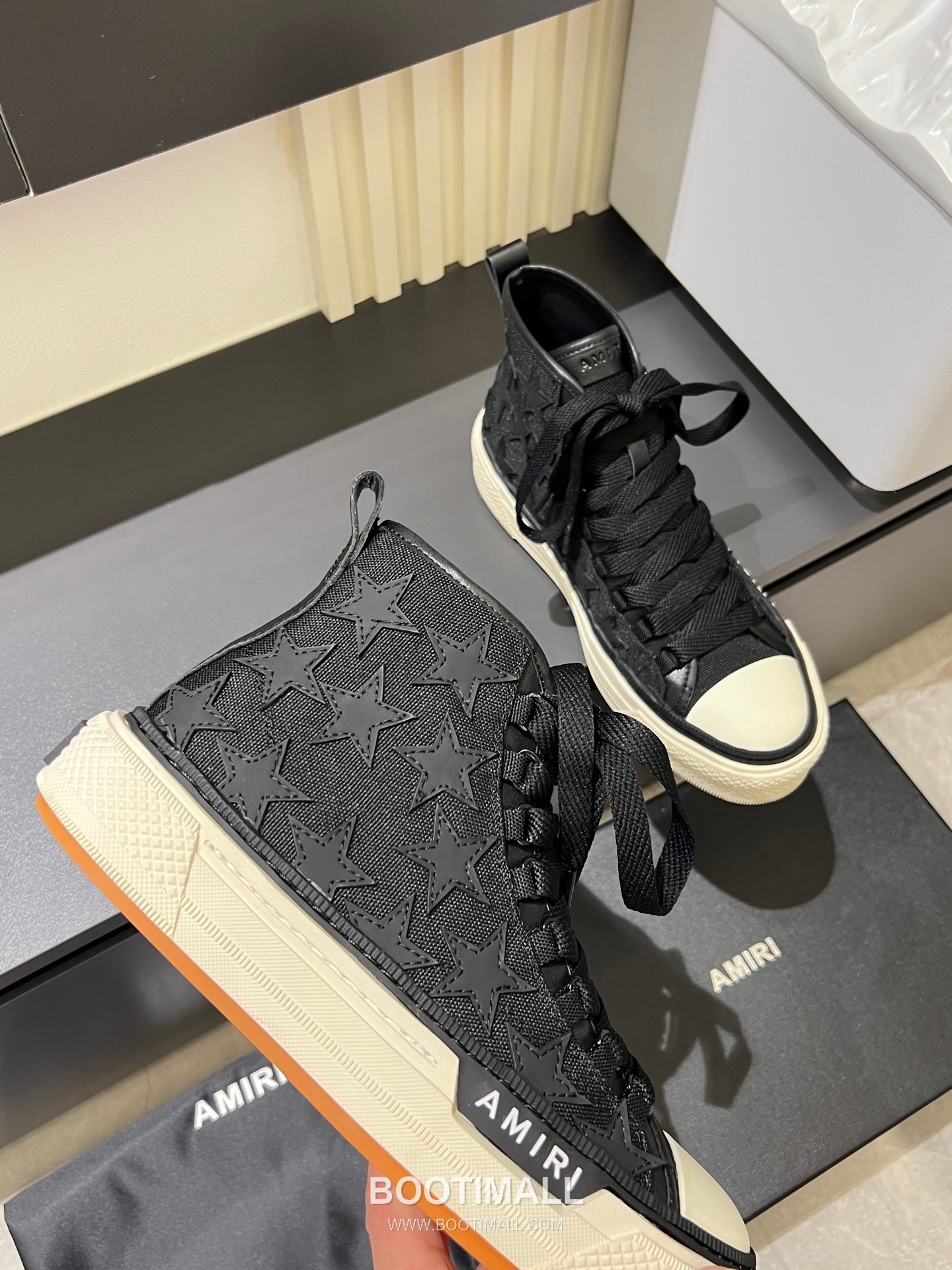 AMI High-Top Canvas Sneakers 아미 하이탑 캔버스 스니커즈 8