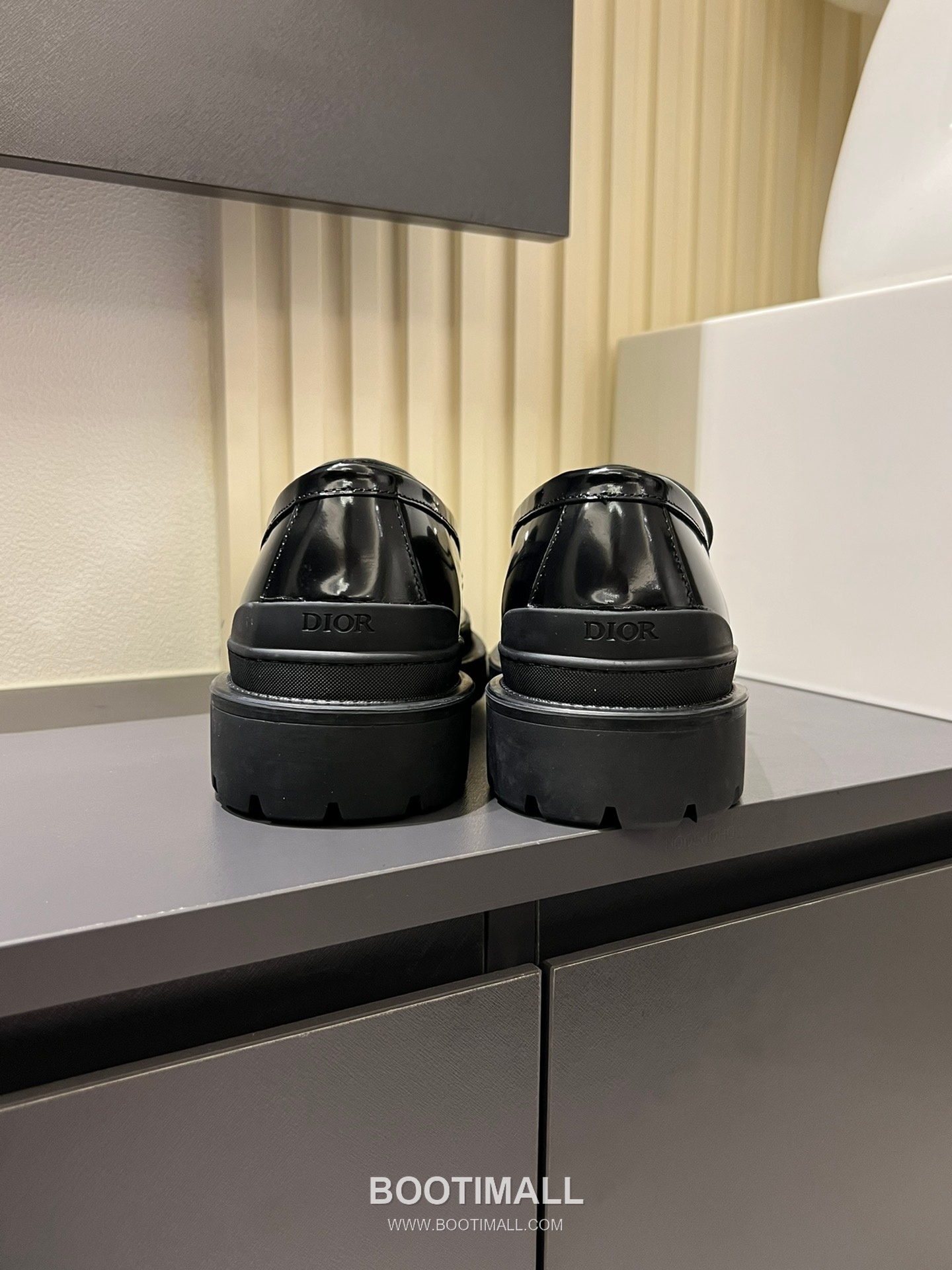 Dior And Shawn Stussy Smooth Calfskin Leather Black Loafer 디올 앤 숀 스투시 스무드 송아지 가죽 블랙 로퍼 9