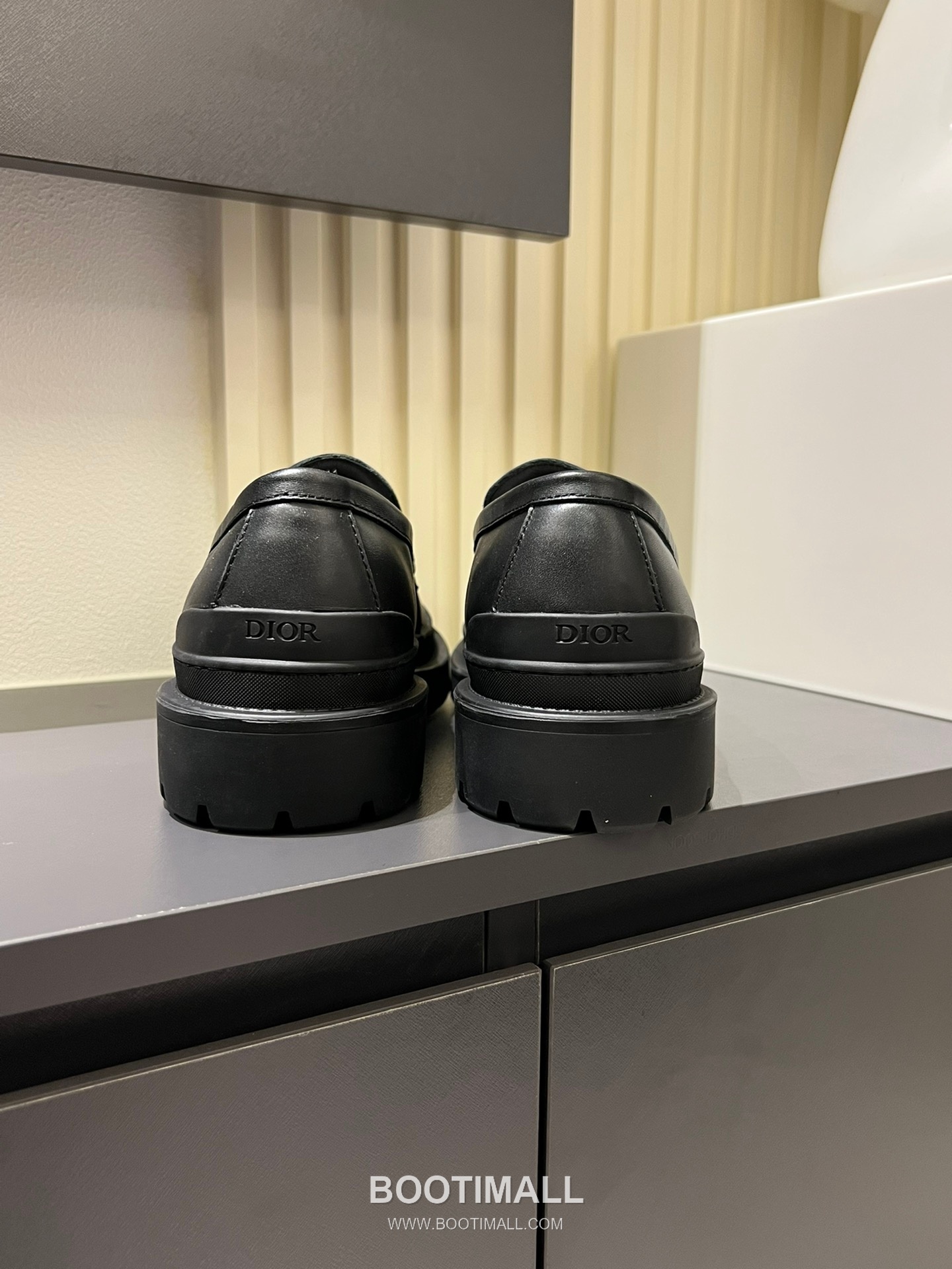 Dior And Shawn Stussy Smooth Calfskin Leather Black Loafer 디올 앤 숀 스투시 스무드 송아지 가죽 블랙 로퍼 9